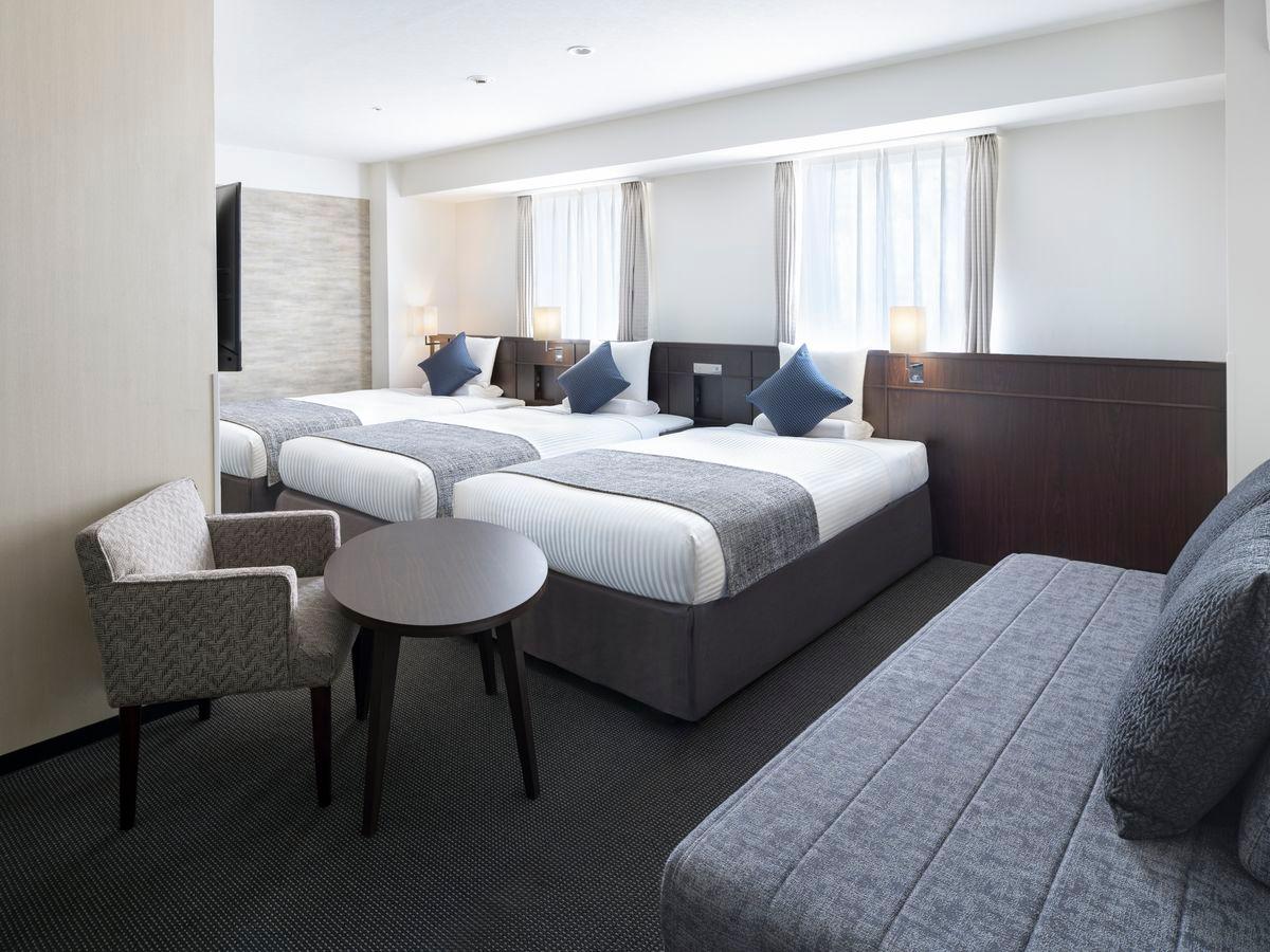 Semi Room, Deluxe, Triple, 3 Semi Double Beds