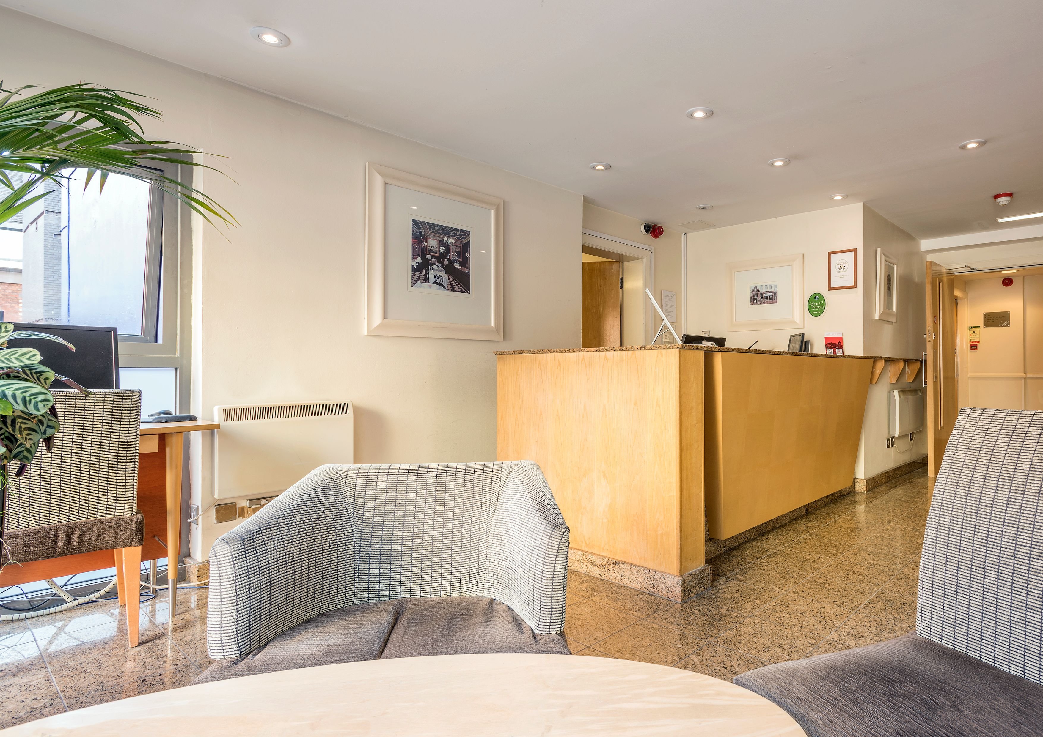 Lobby at Holyrood Aparthotel, EDINBURGH