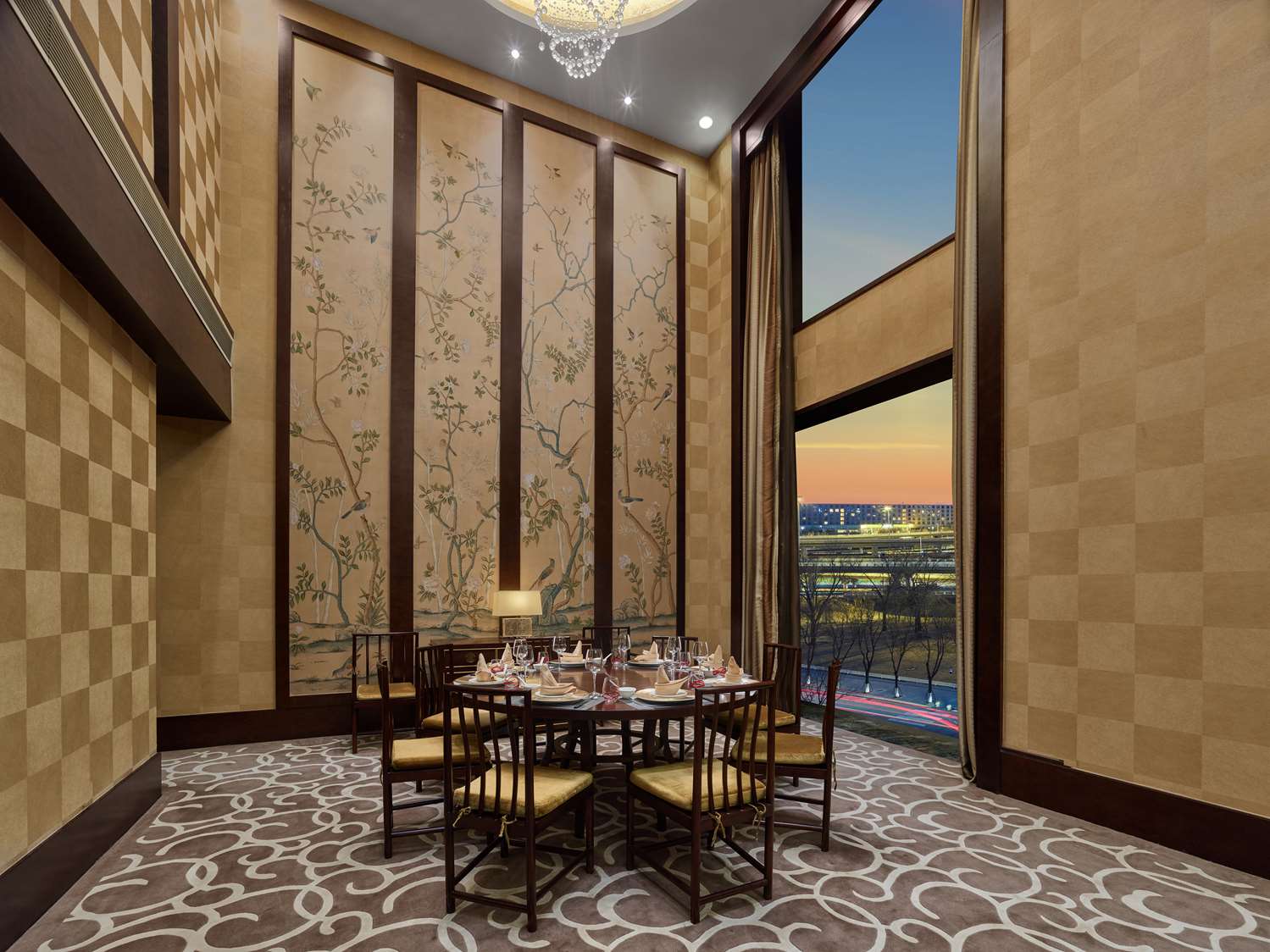 Lobby at Hilton Beijing Capital Airport, BEIJING