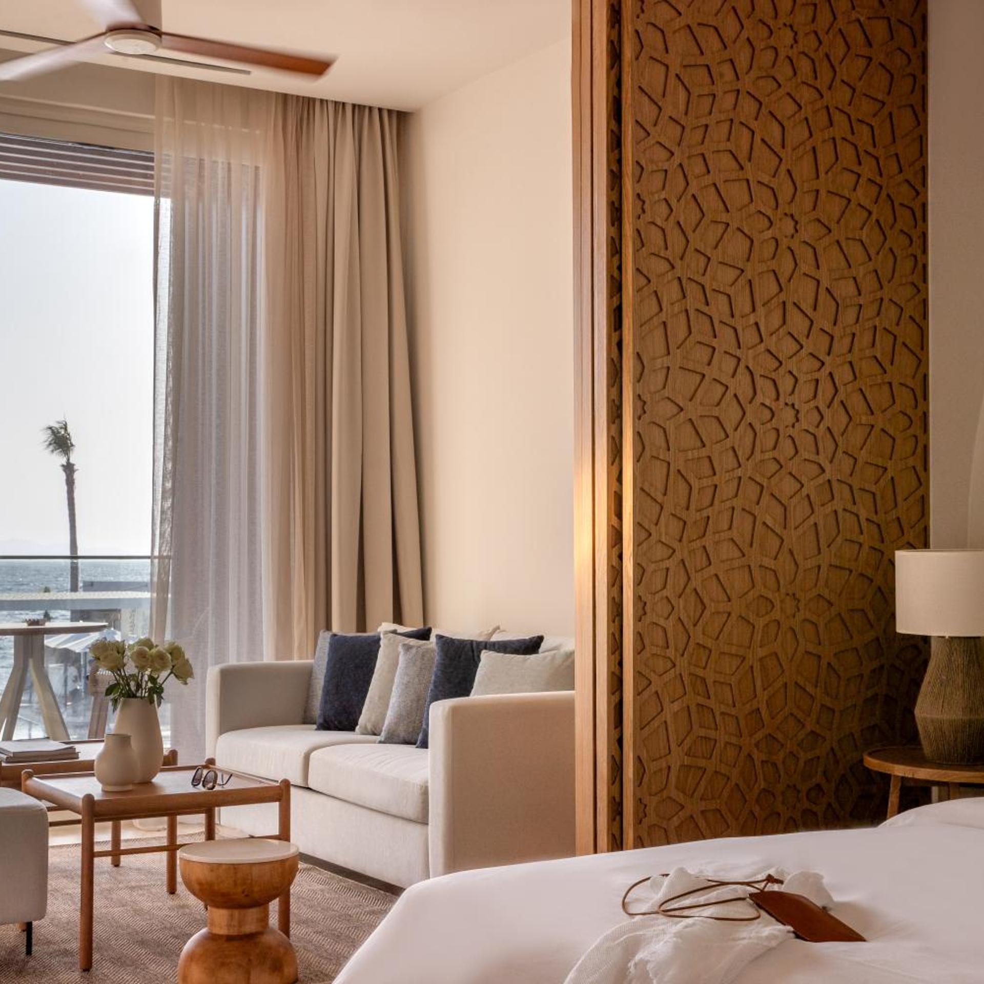 غرفة ديلوكس بسرير مزدوج بإطلالة على البحر، Yalikavak Marina Hotel by Social Living Collection 2/10
