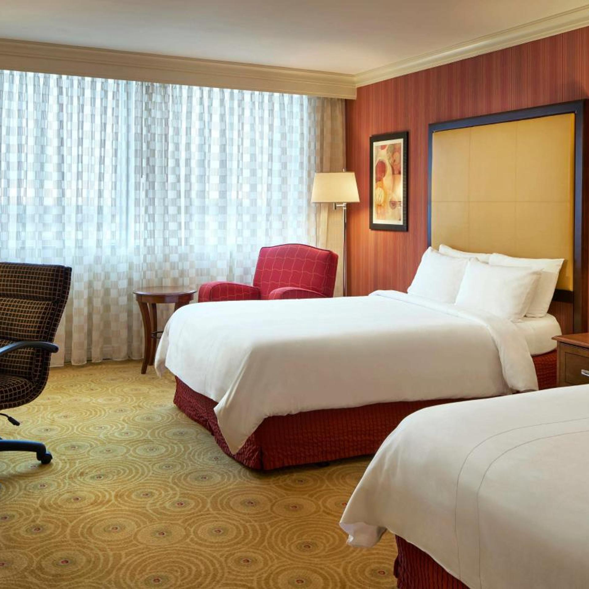 Deluxe, 2 Double Beds, High Floor