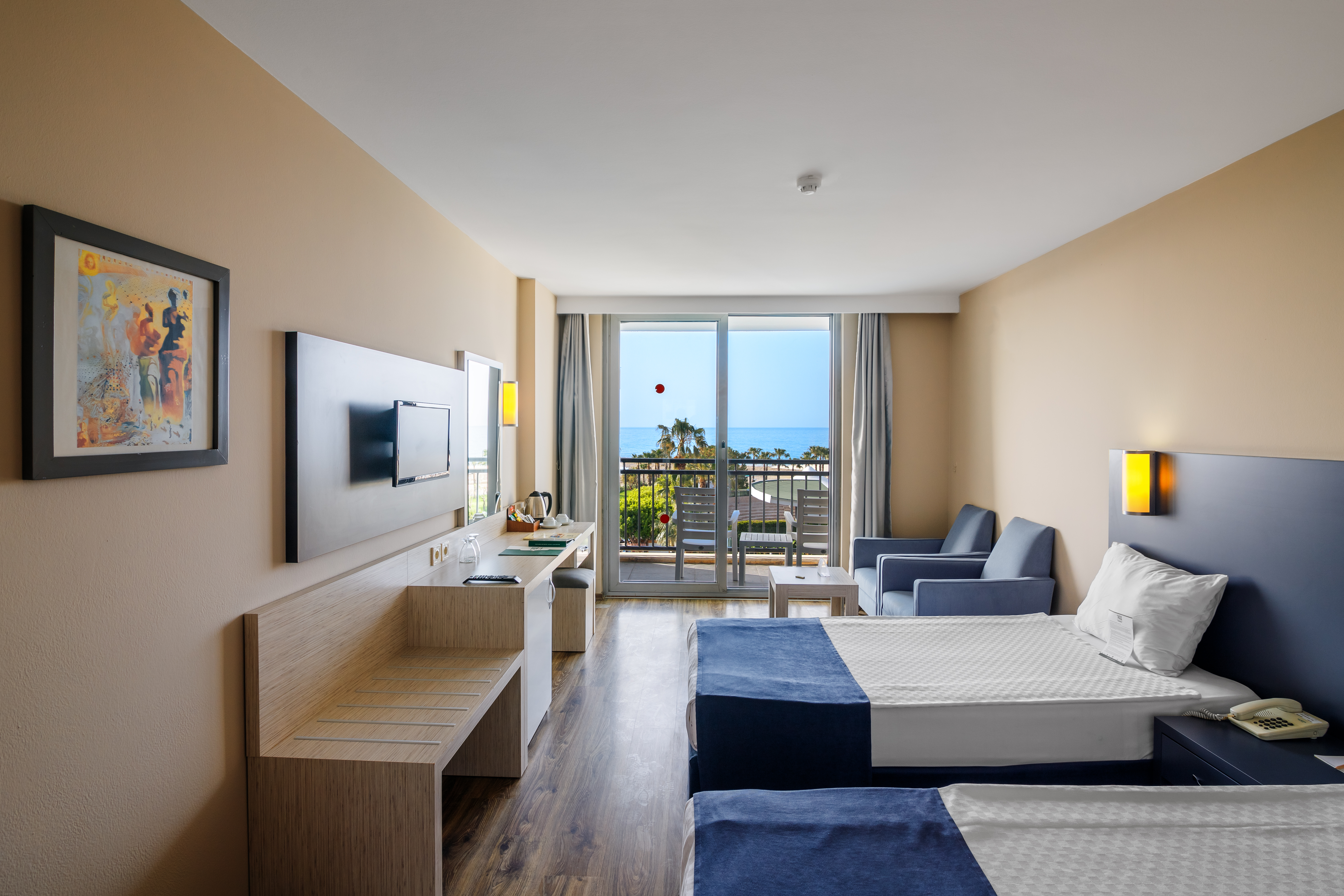 Room, Double Bed, Land View