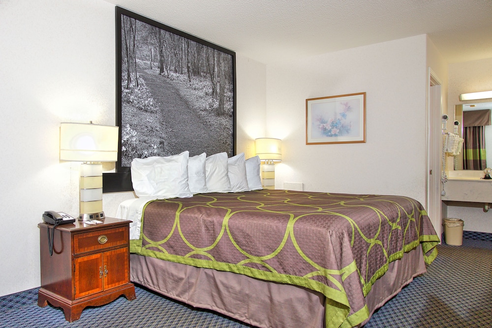 غرفة قياسية بسرير كينج للمدخنين، Super 8 By Wyndham Christiansburg 3/5