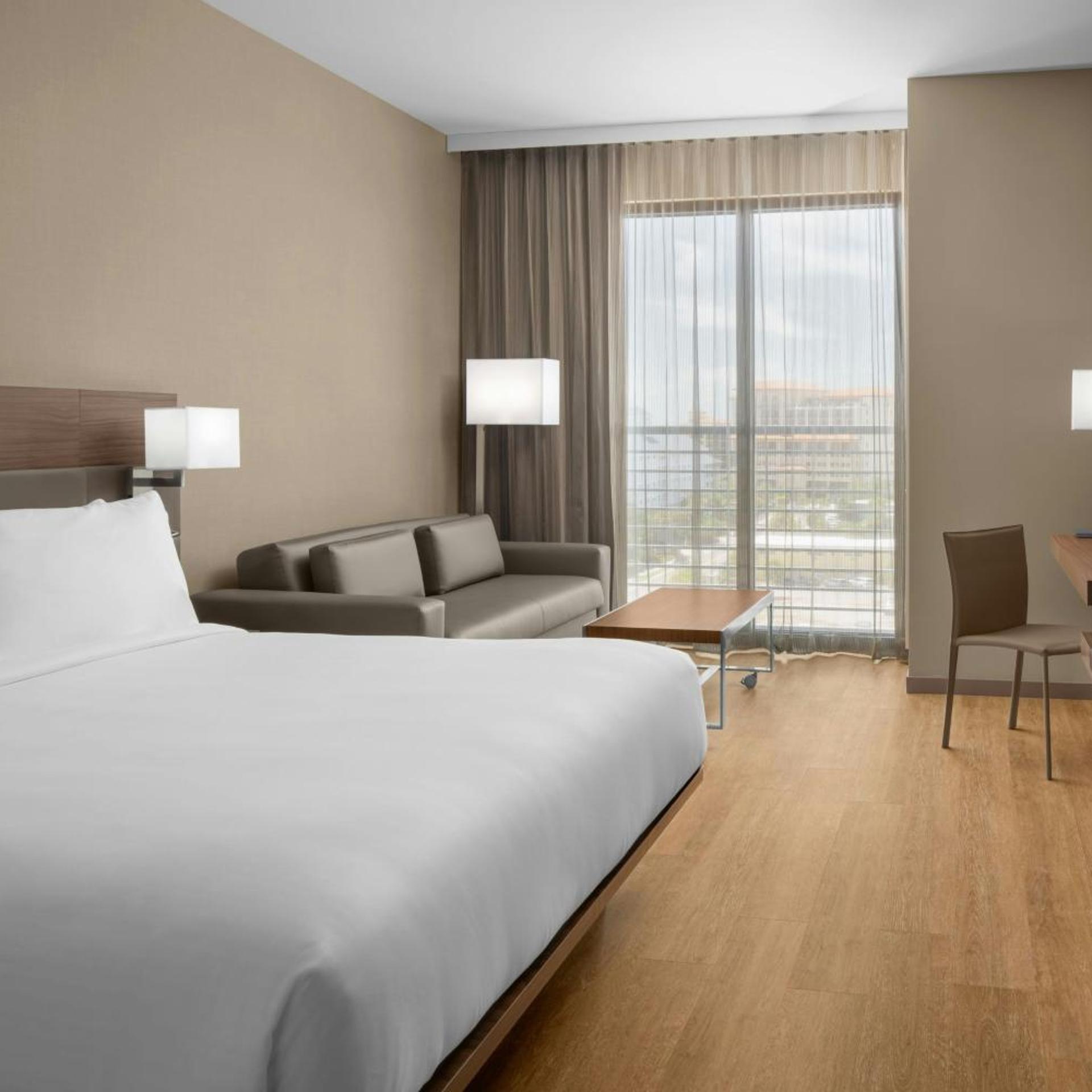 Room, King Bed, Partial Water View, Sofa