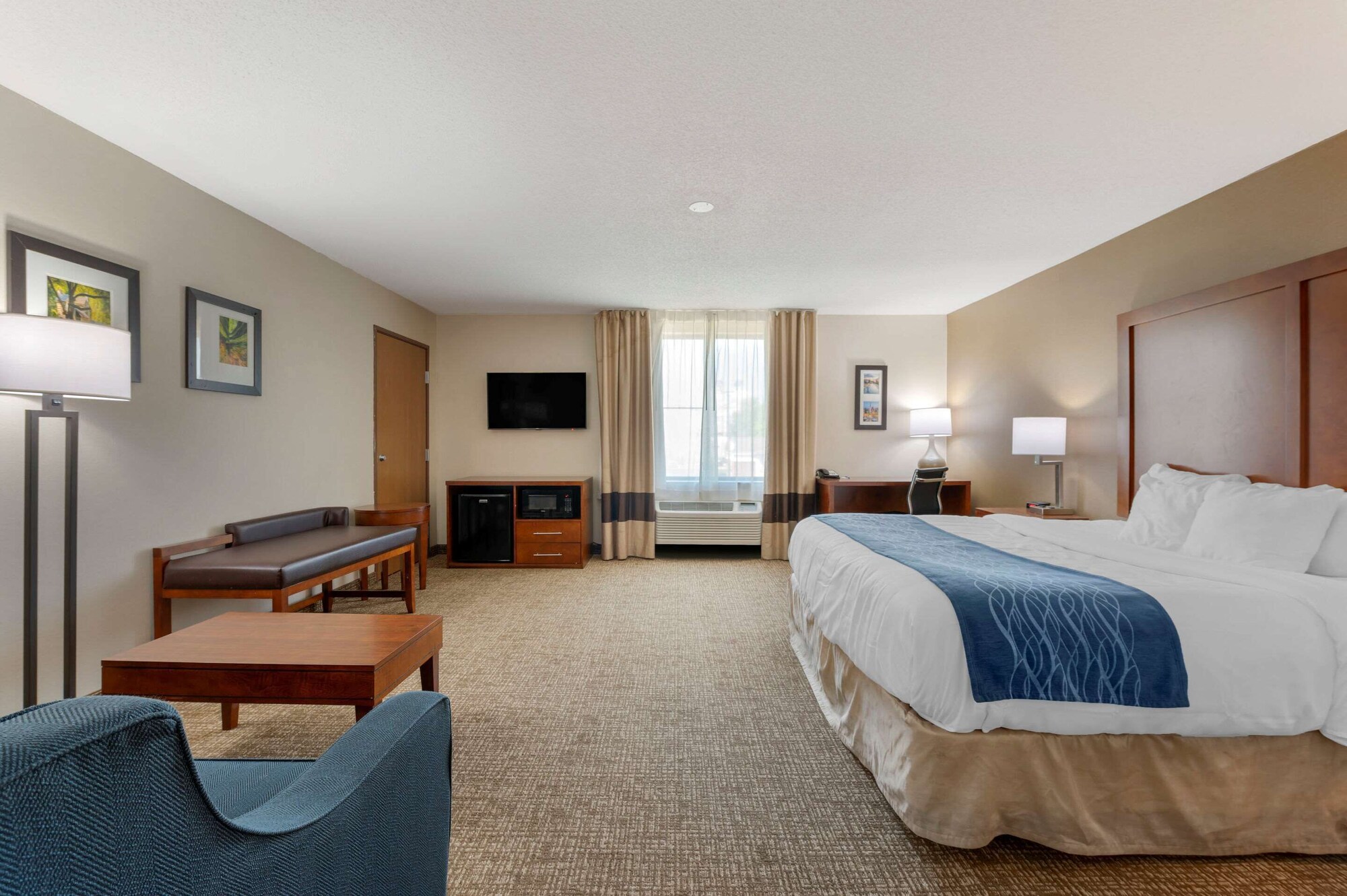 Efficiency, Suite, King Bed, Sofa