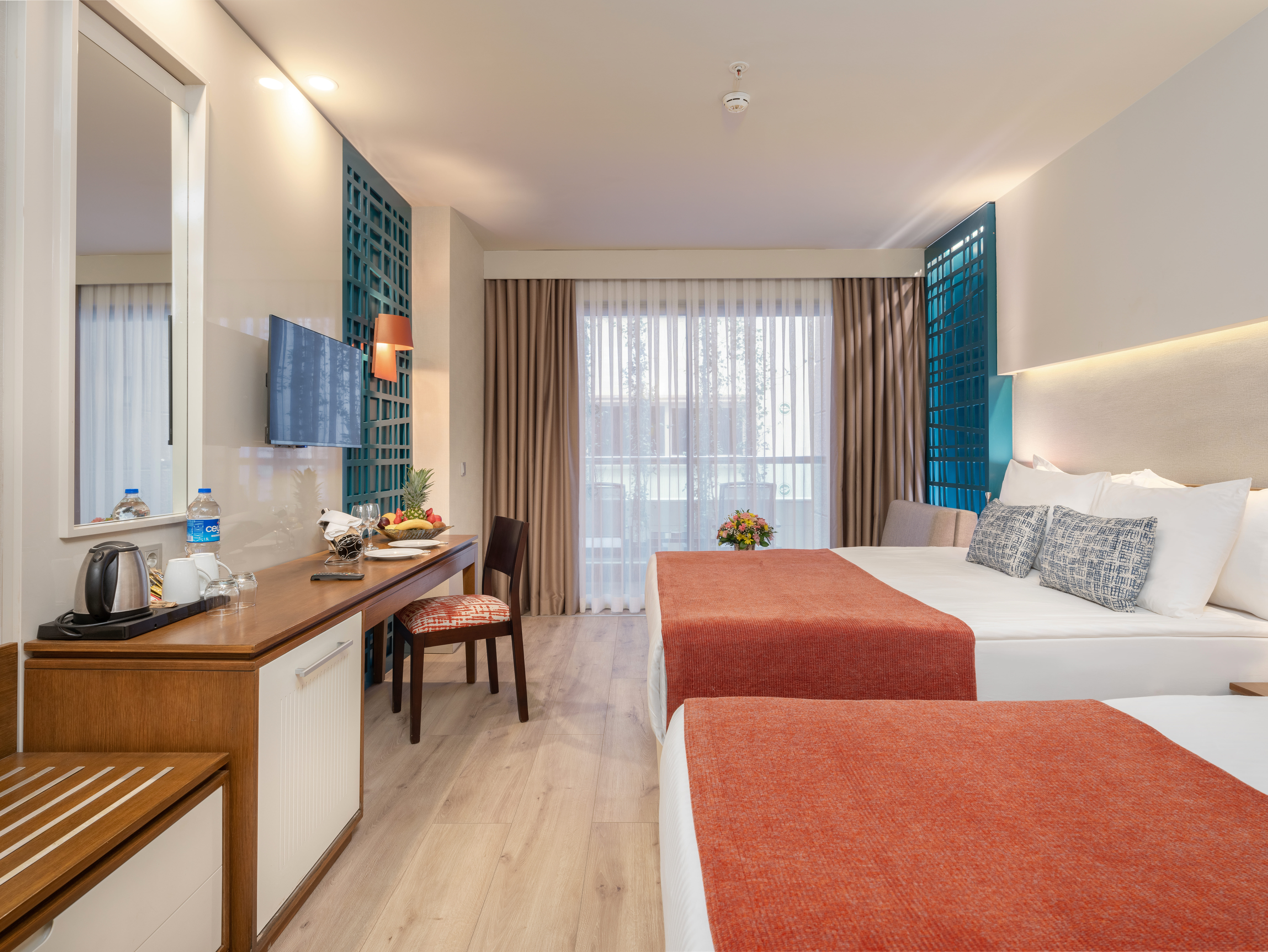 Room, Double Bed, Land View