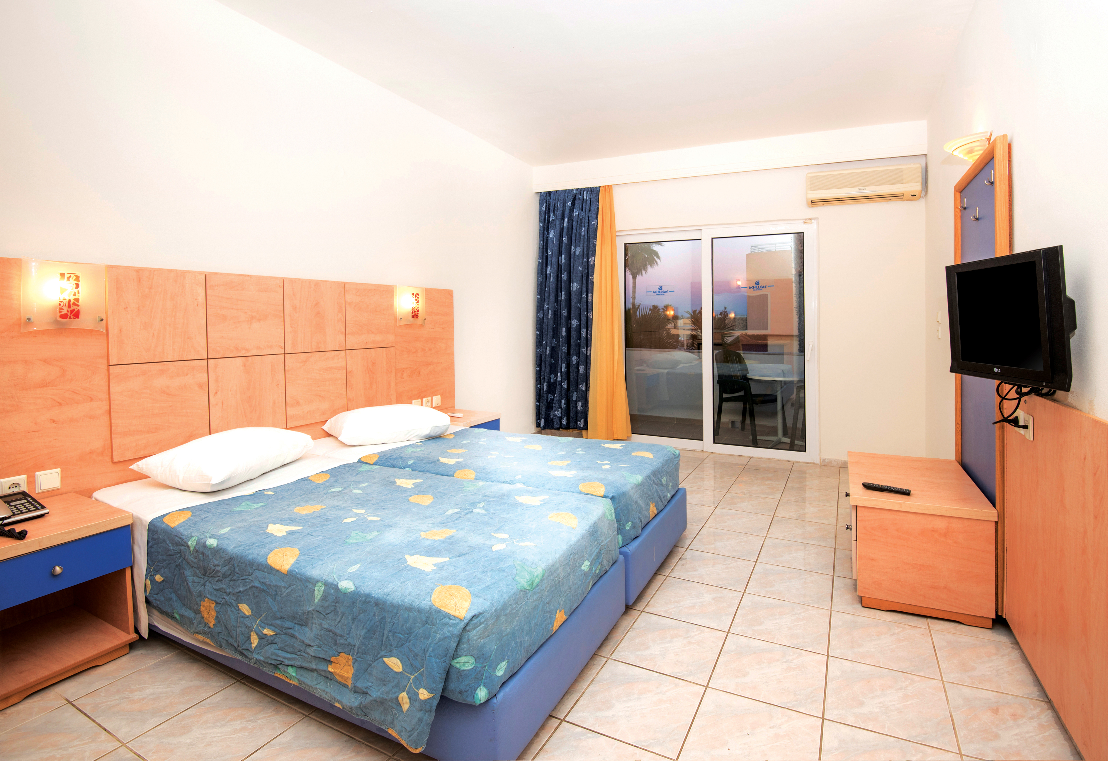 Room, Double or Twin Bed, Land View