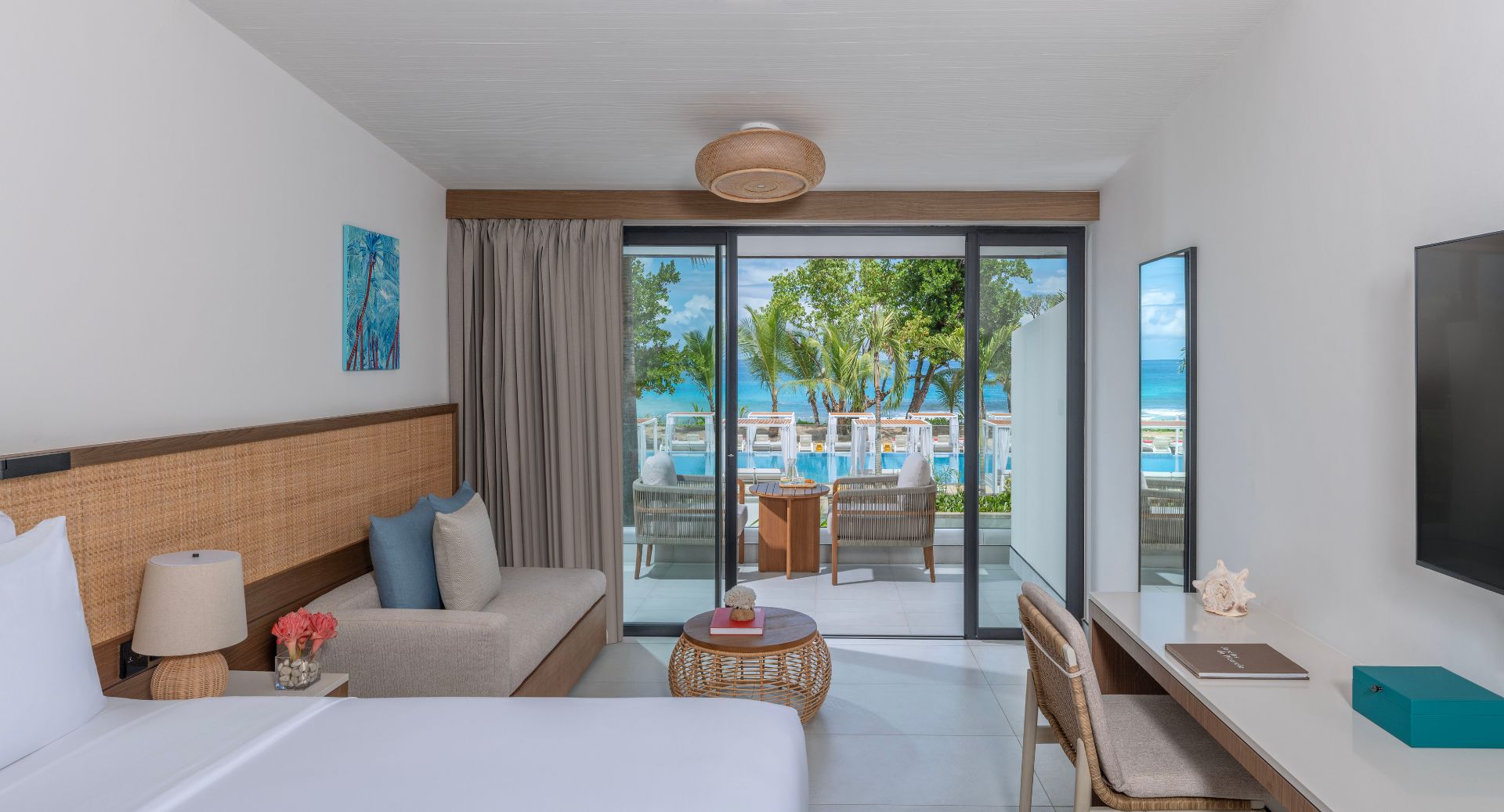 غرفة سوبيريور بإطلالة على البحر بشرفة، Avani Plus Barbarons Seychelles Resort 4/7