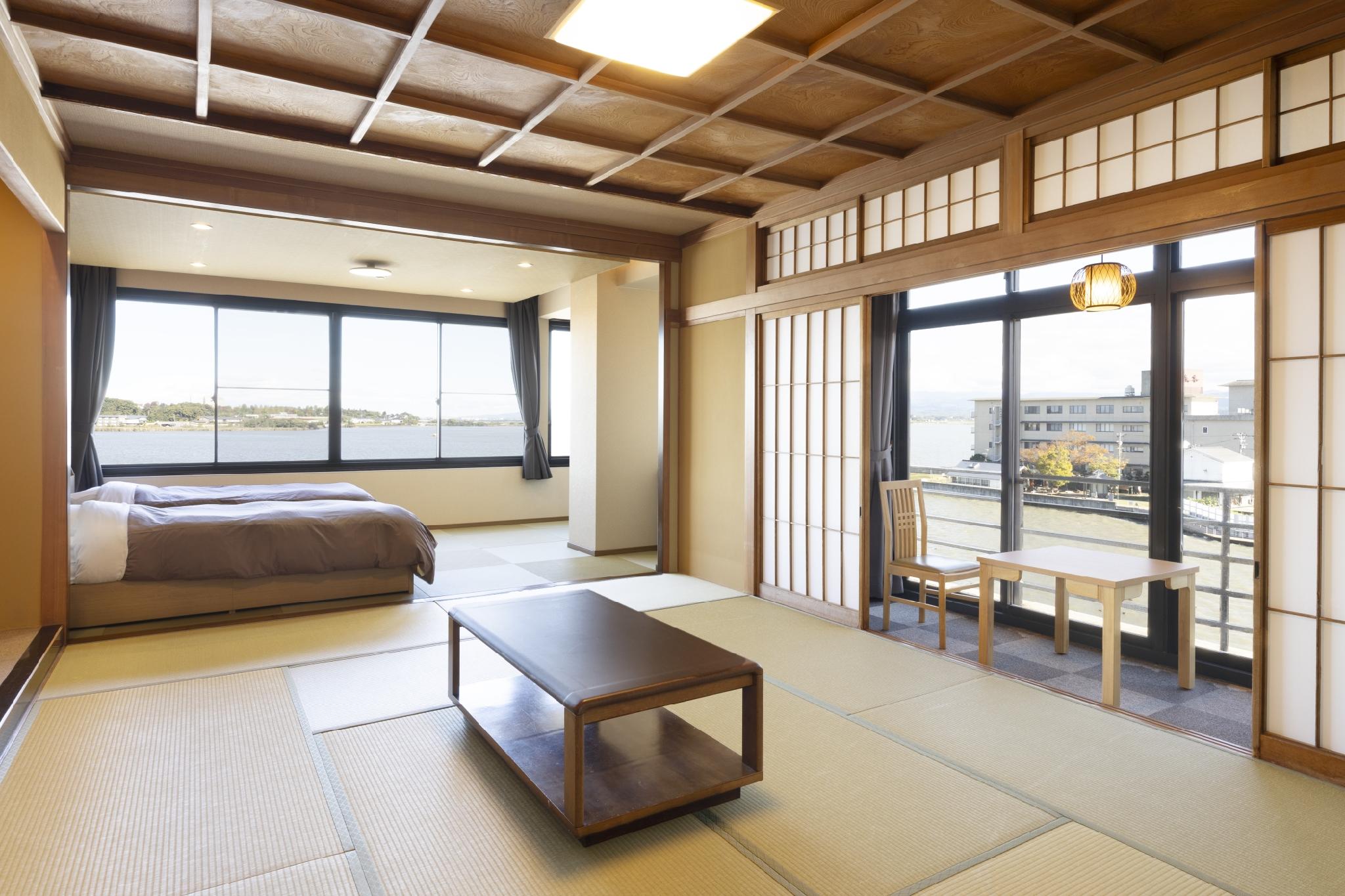 Japanese Western, Superior, Twin Beds, 4 Futon Beds