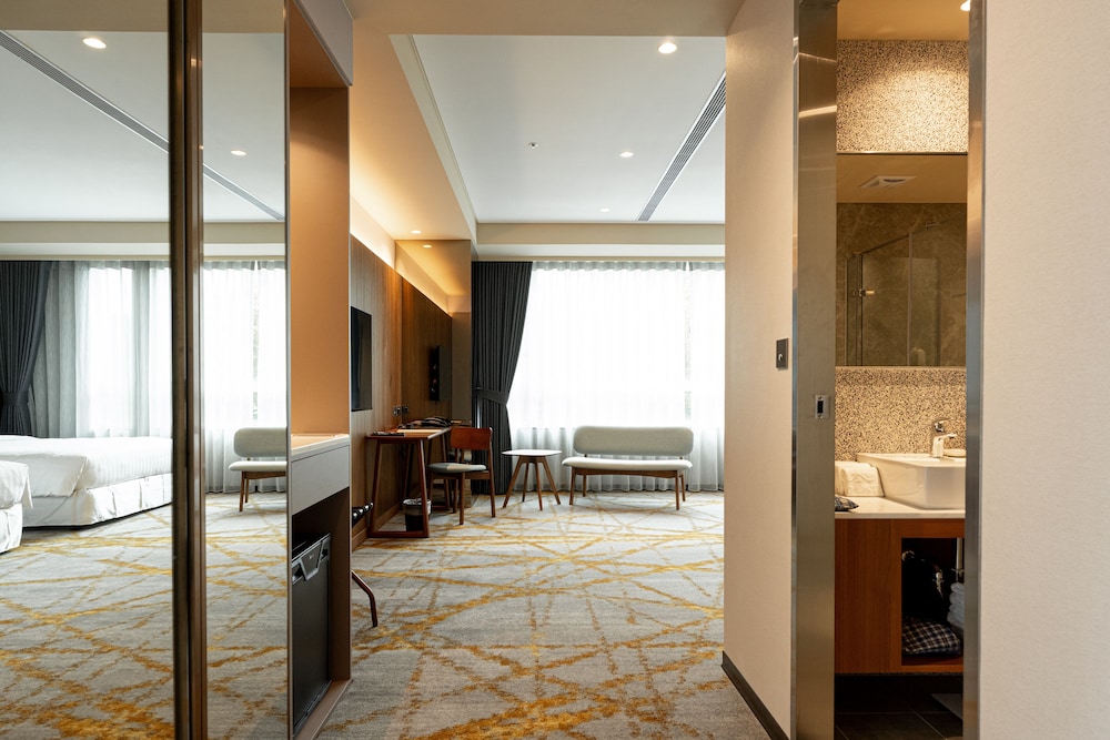 غرفة ديلوكس بسريرين كوين بإطلالة على المدينة بشرفة، Home Hotel Xin Yi Branch 5/7