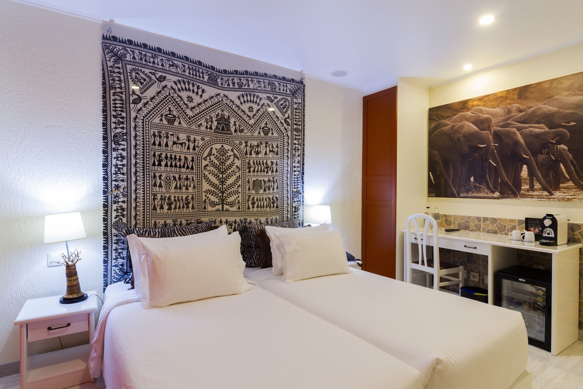 غرفة كومفورت بسريرين منفصلين بإطلالة على الحديقة، Hotel AS Lisboa 5/10