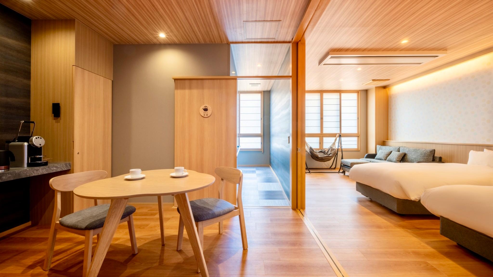 Japanese Western, Deluxe, Suite, Twin Beds, Sauna
