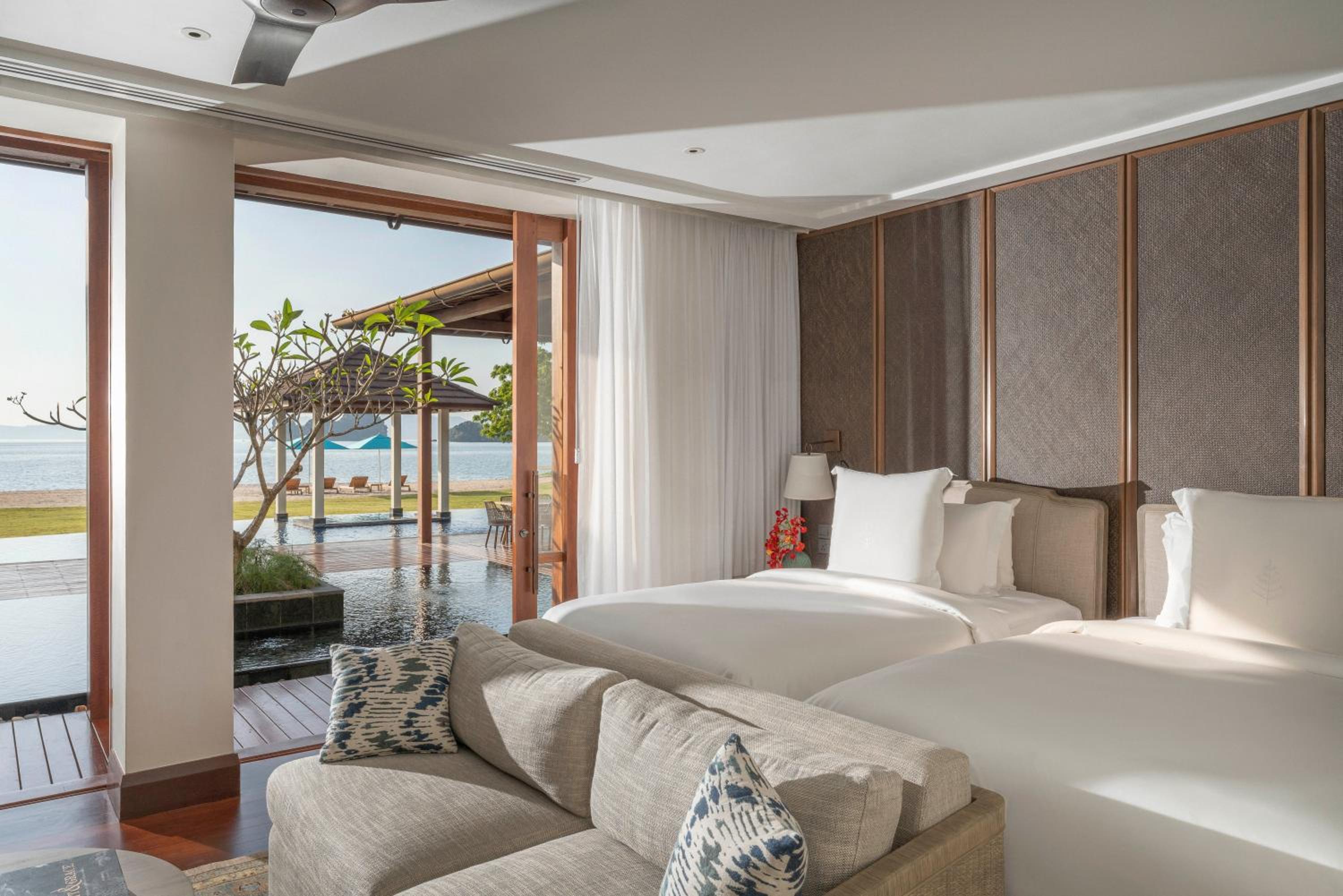 3 Bedrooms, Imperial, Beach Villa, Twin Beds, 2 King Beds, with Pool
