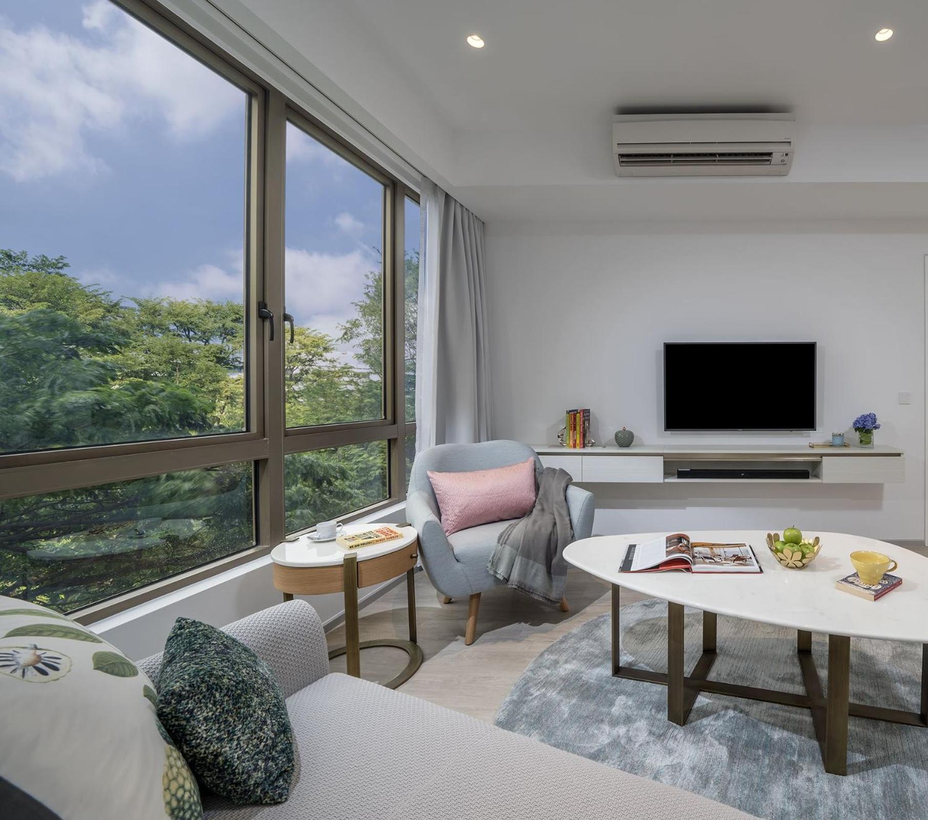 شقة بسرير كينج وسرير كوين بغرفتي نوم، Lanson Place Winsland Residences 2/3