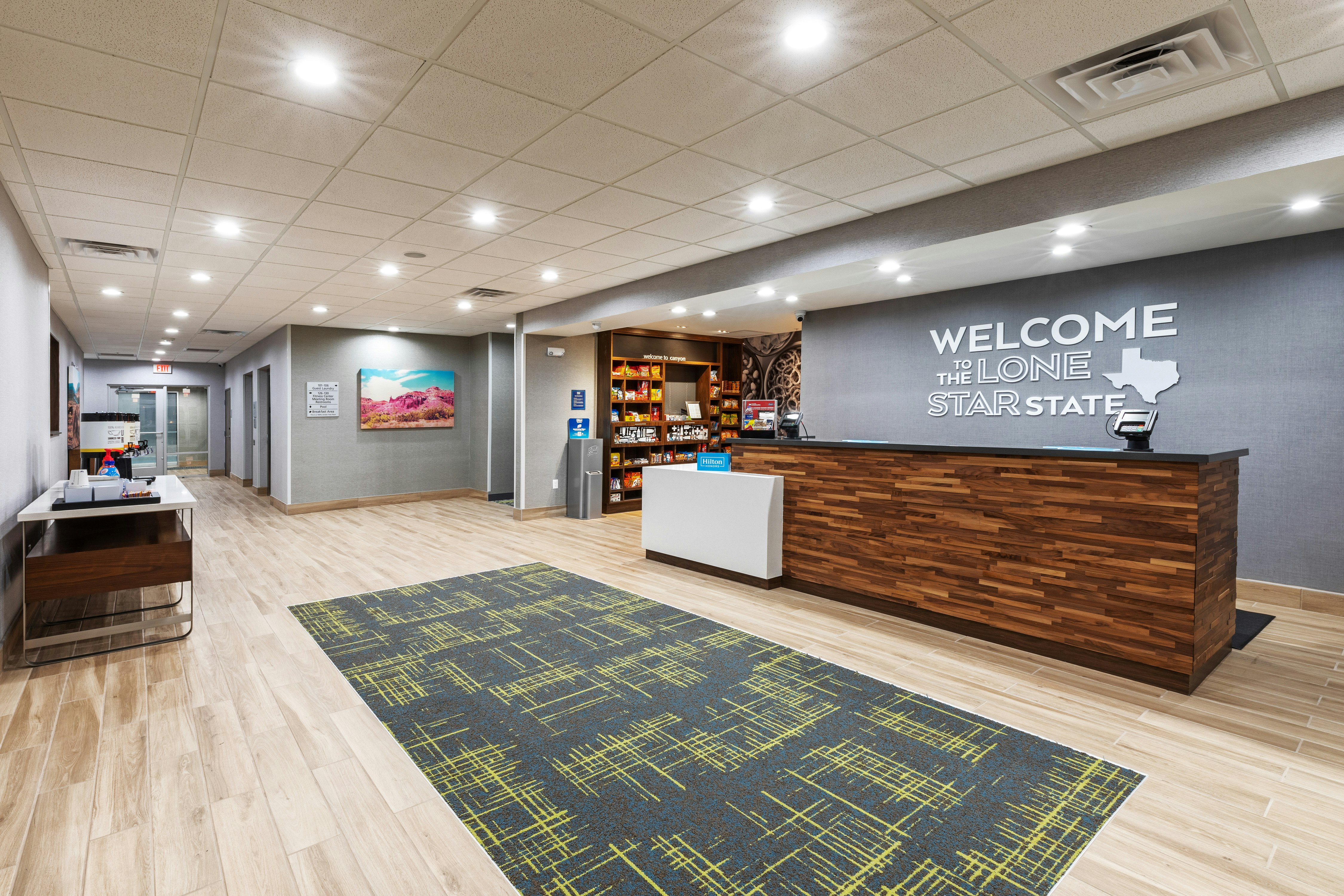 Lobby at Hampton Inn & Suites Canyon, TX, CANYON - TX