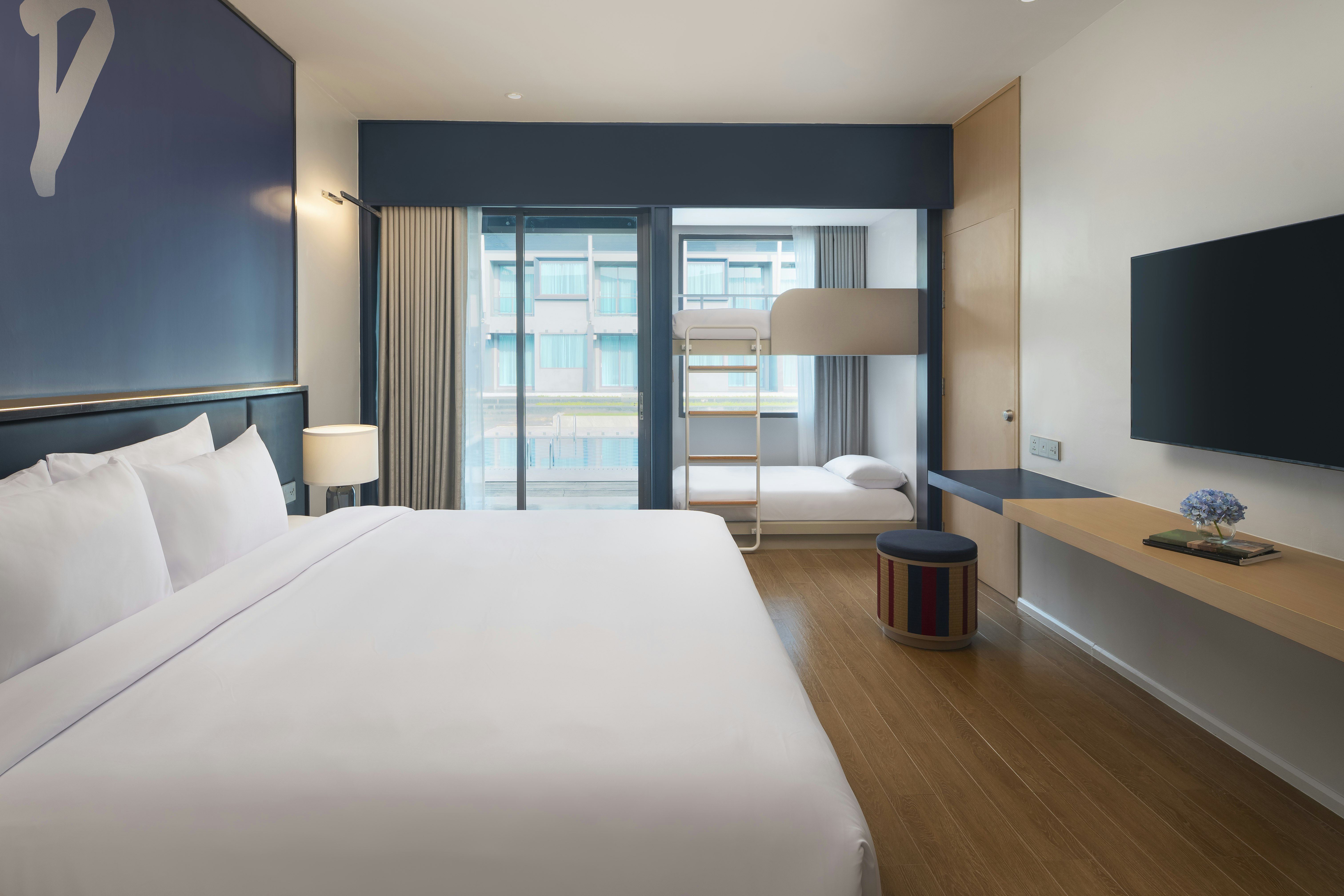 Deluxe, Family, Bunk Bed, Pool Terrace