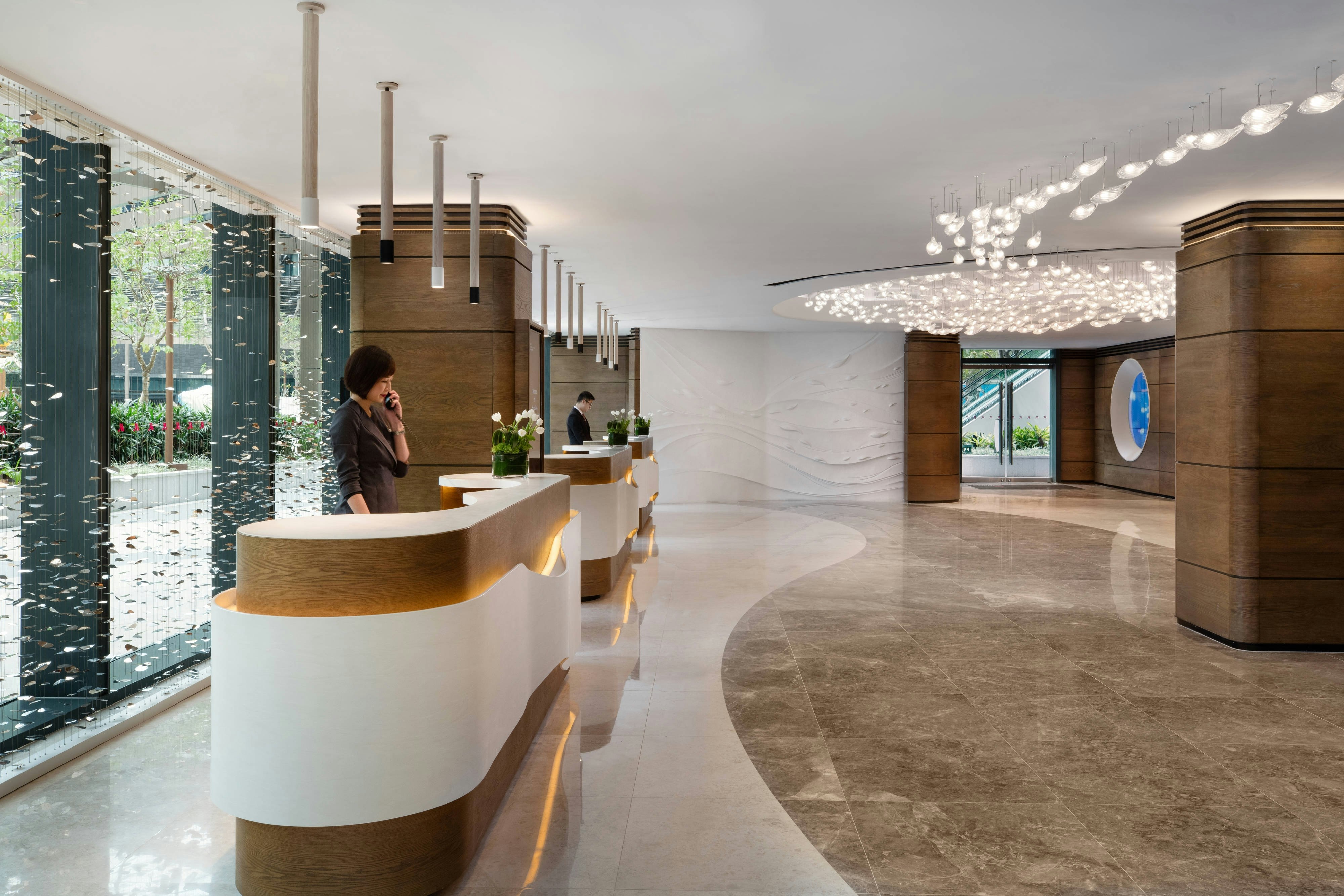 Lobby at Marriott Hong Kong Ocean Park Hotel, HONG KONG ISLAND