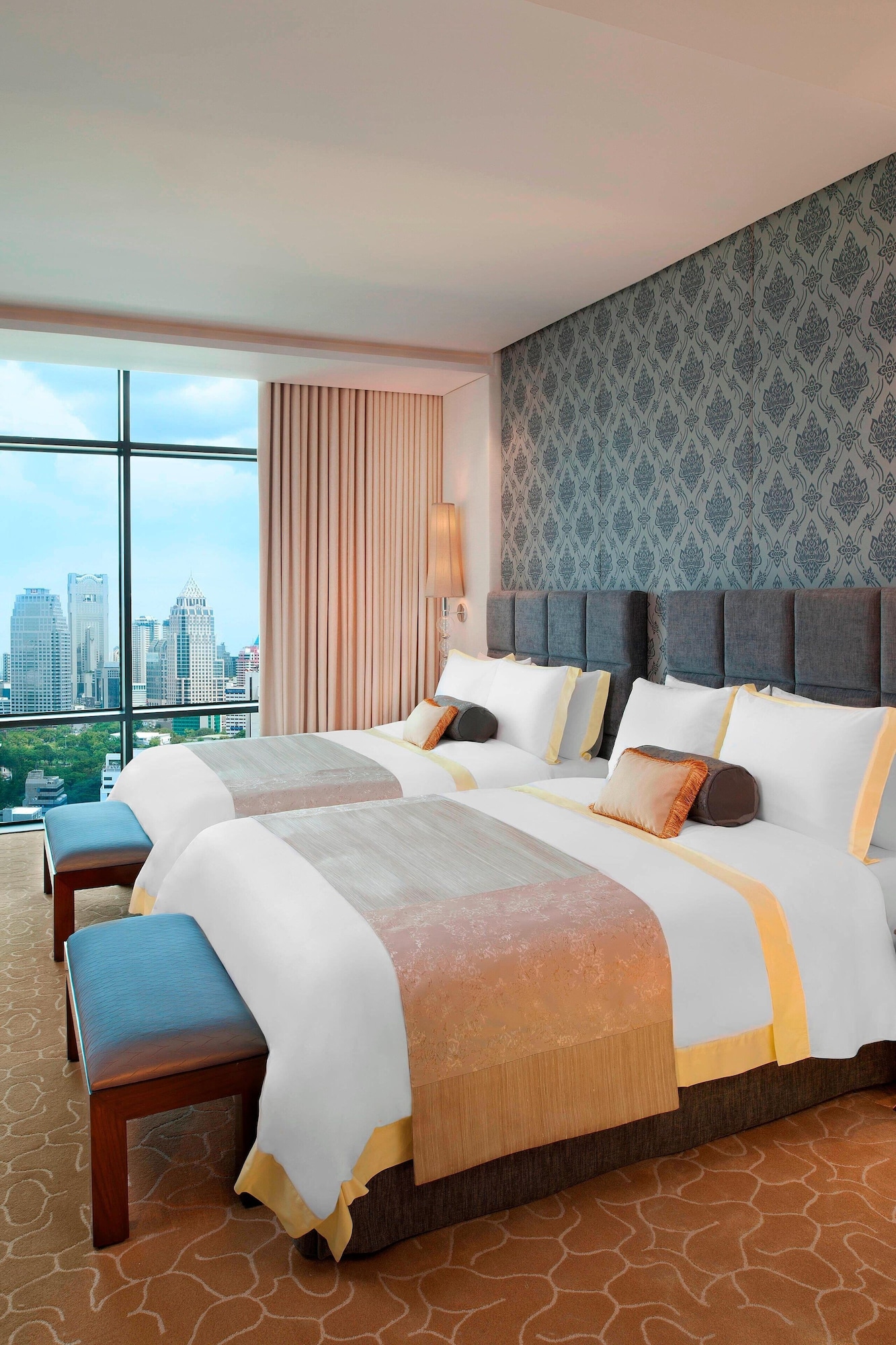2 Bedrooms, Suite, 2 Double Beds, Skyline View