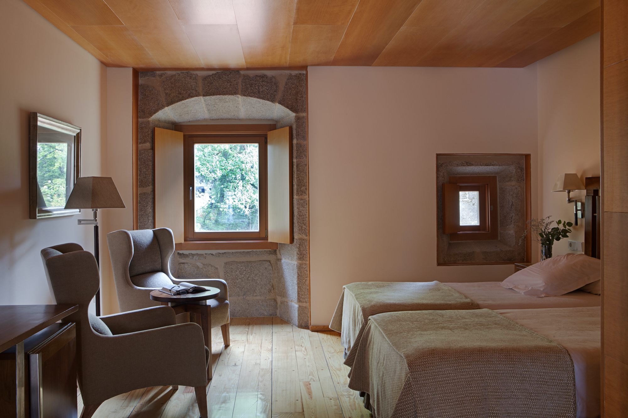 غرفة قياسية بسرير مزدوج، Parador de Santo Estevo 3/10