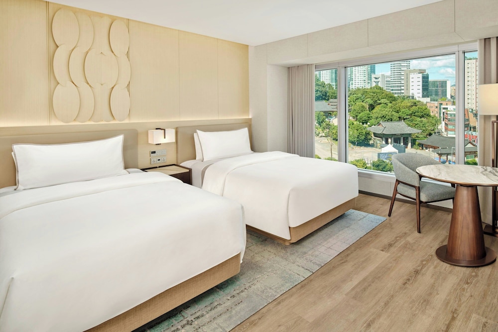 Guest Room, 2 Double Beds, Temple View