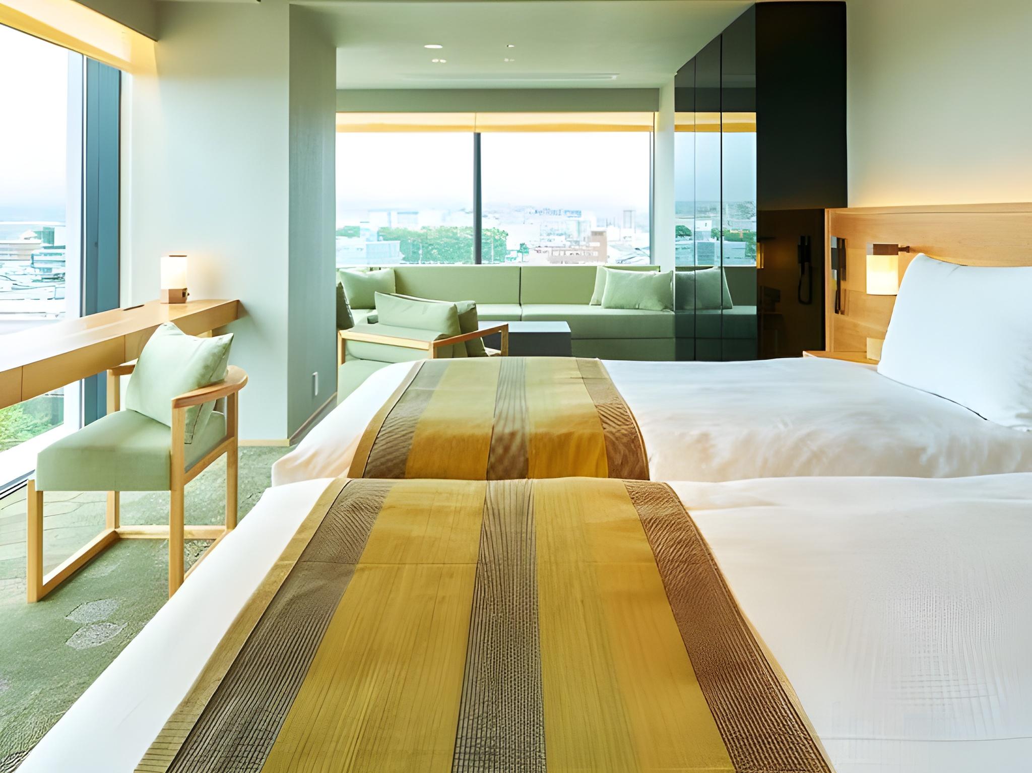 غرفة ديلوكس ركنية بسريرين منفصلين