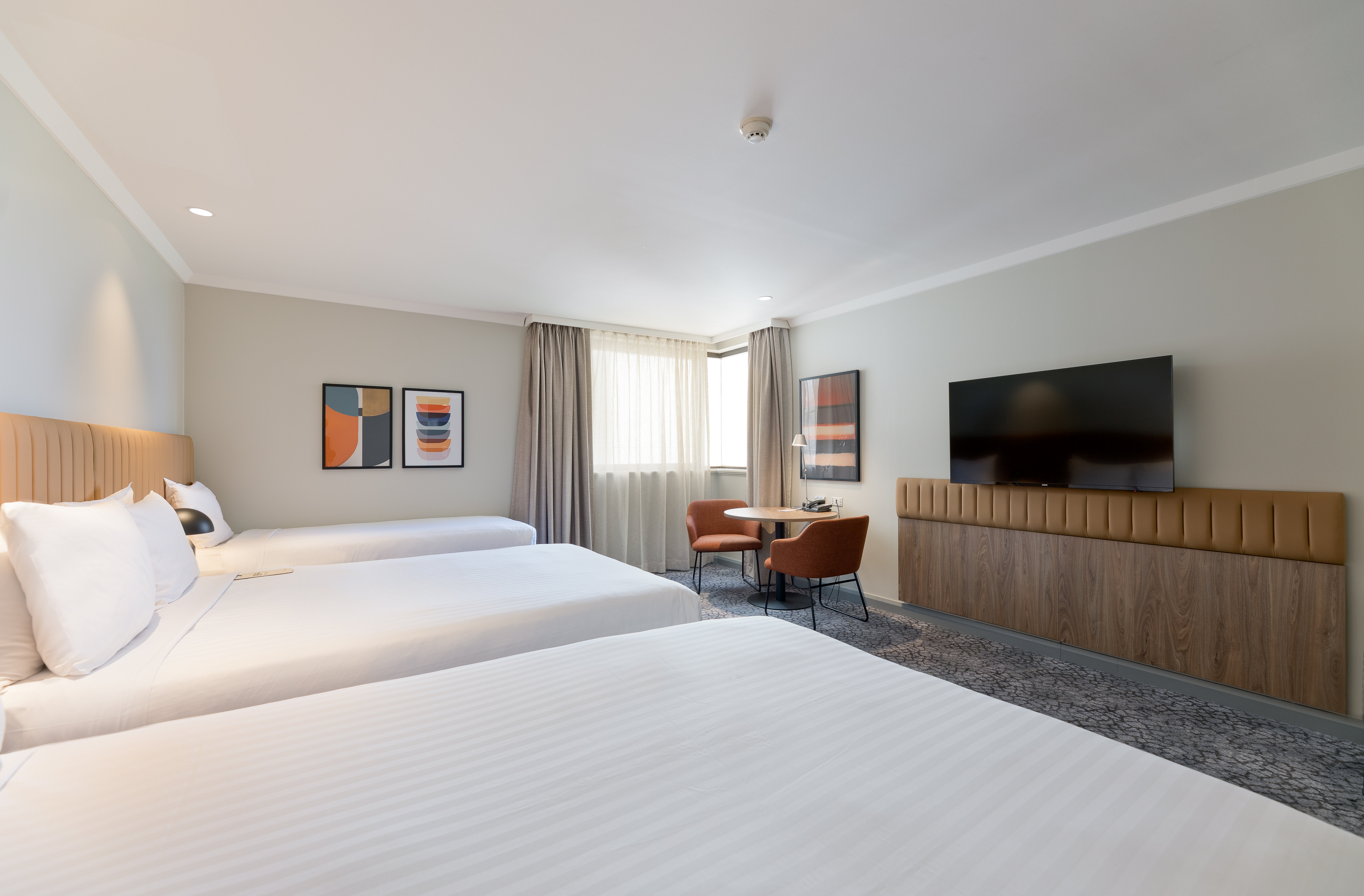 Premium, Single, 2 Double Beds