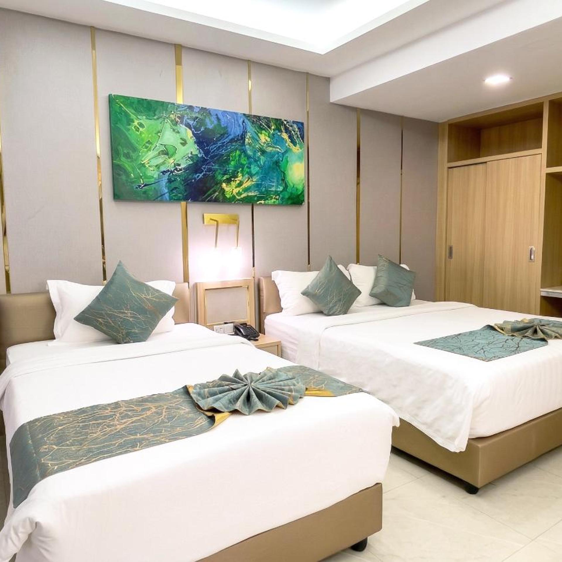 غرفة ديلوكس ثلاثية بسرير فردي، Elegant Bangkok Hotel 2/6