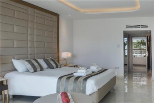 Room, Single, Twin Beds, Side Sea View