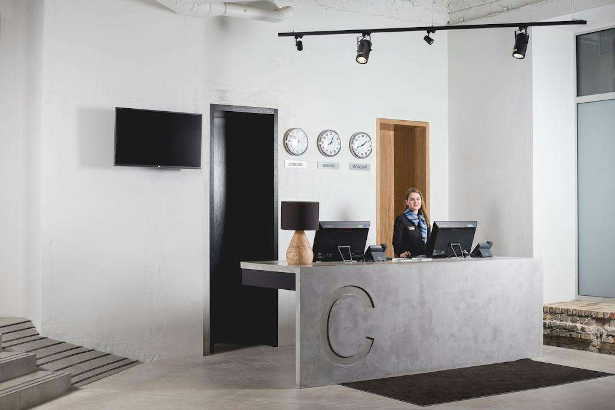 Lobby at Corner Hotel, VILNIUS