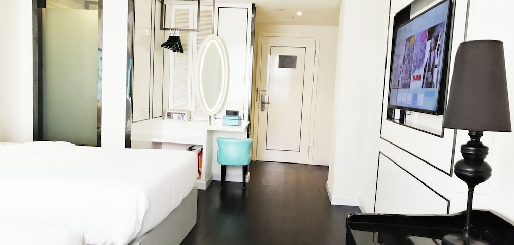 غرفة فاخرة بسريرين مزدوجين بإطلالة على المدينة، Xana Lite Hotel (Guangzhou Dongxiaonan Metro Station Shixi) 8/10