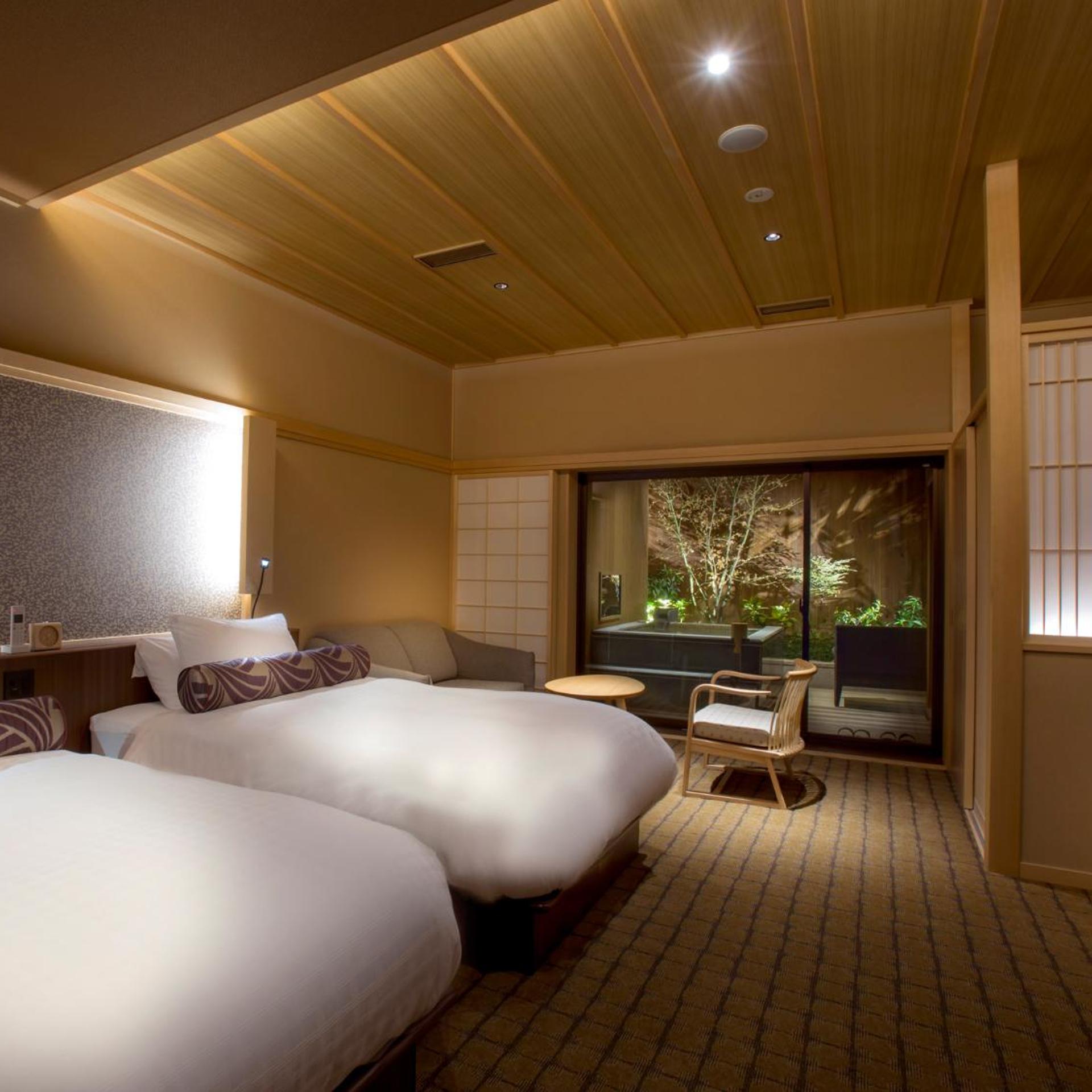 Grand, Twin Beds, Outdoor Bath، Saka Hotel Kyoto 2/5