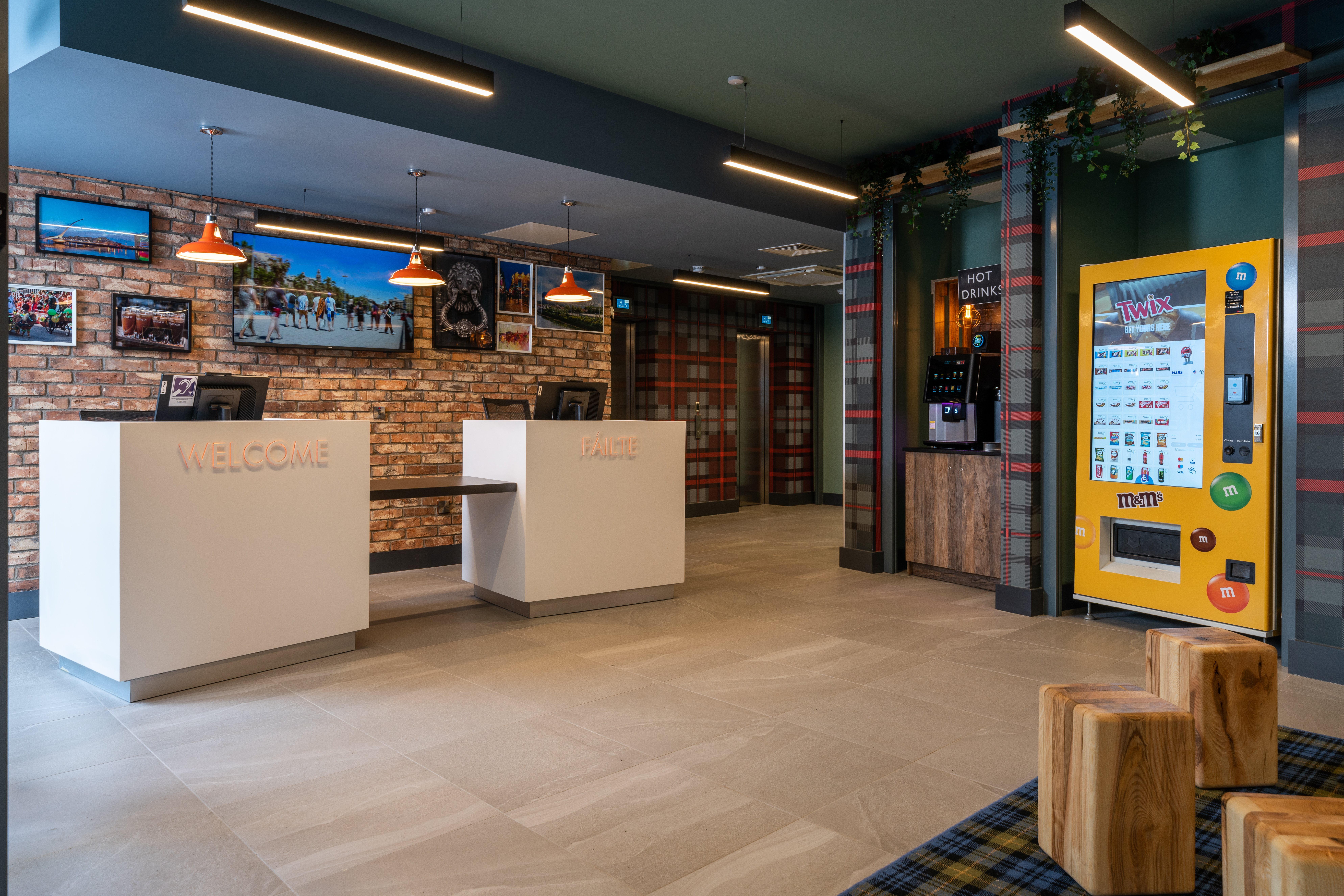 Lobby at easyHotel Dublin City Centre, DUBLIN