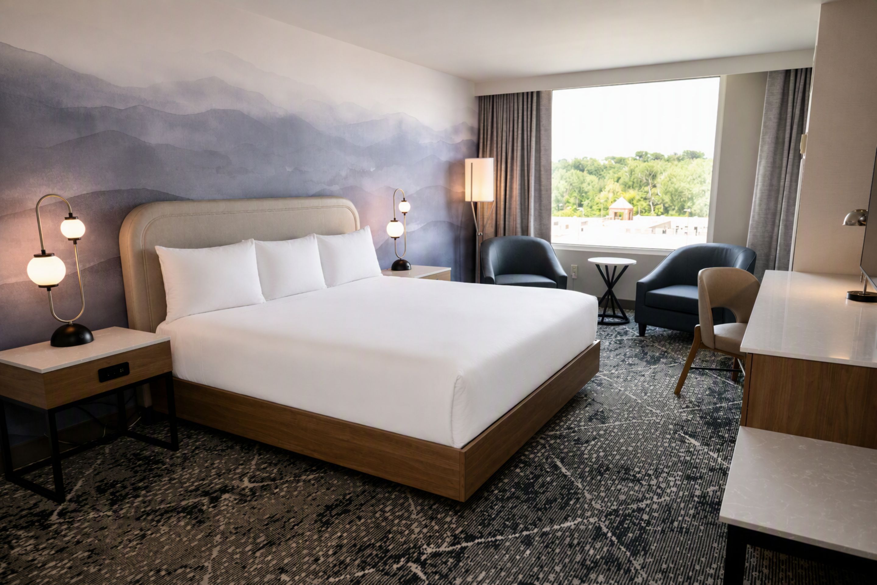 City, Luxury, King Bed