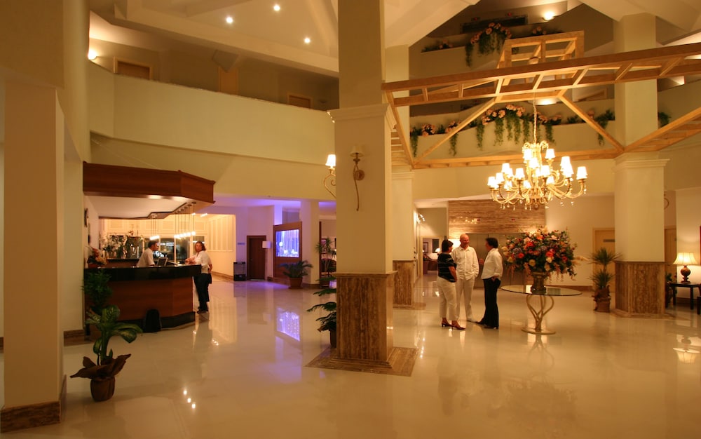 Lobby at Febeach Hotel, SIDE