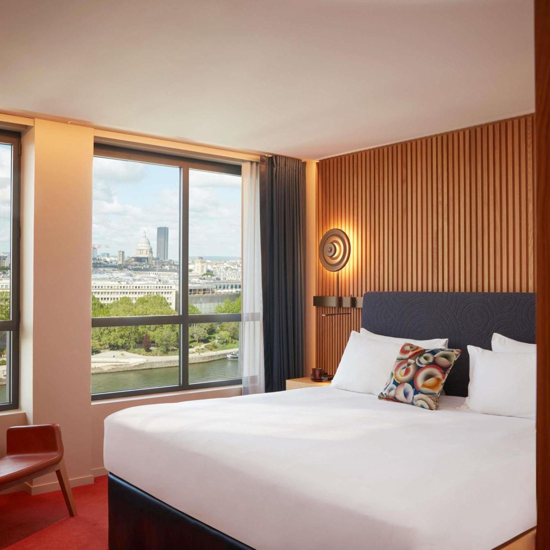 Skyline, City, River, Eiffel View