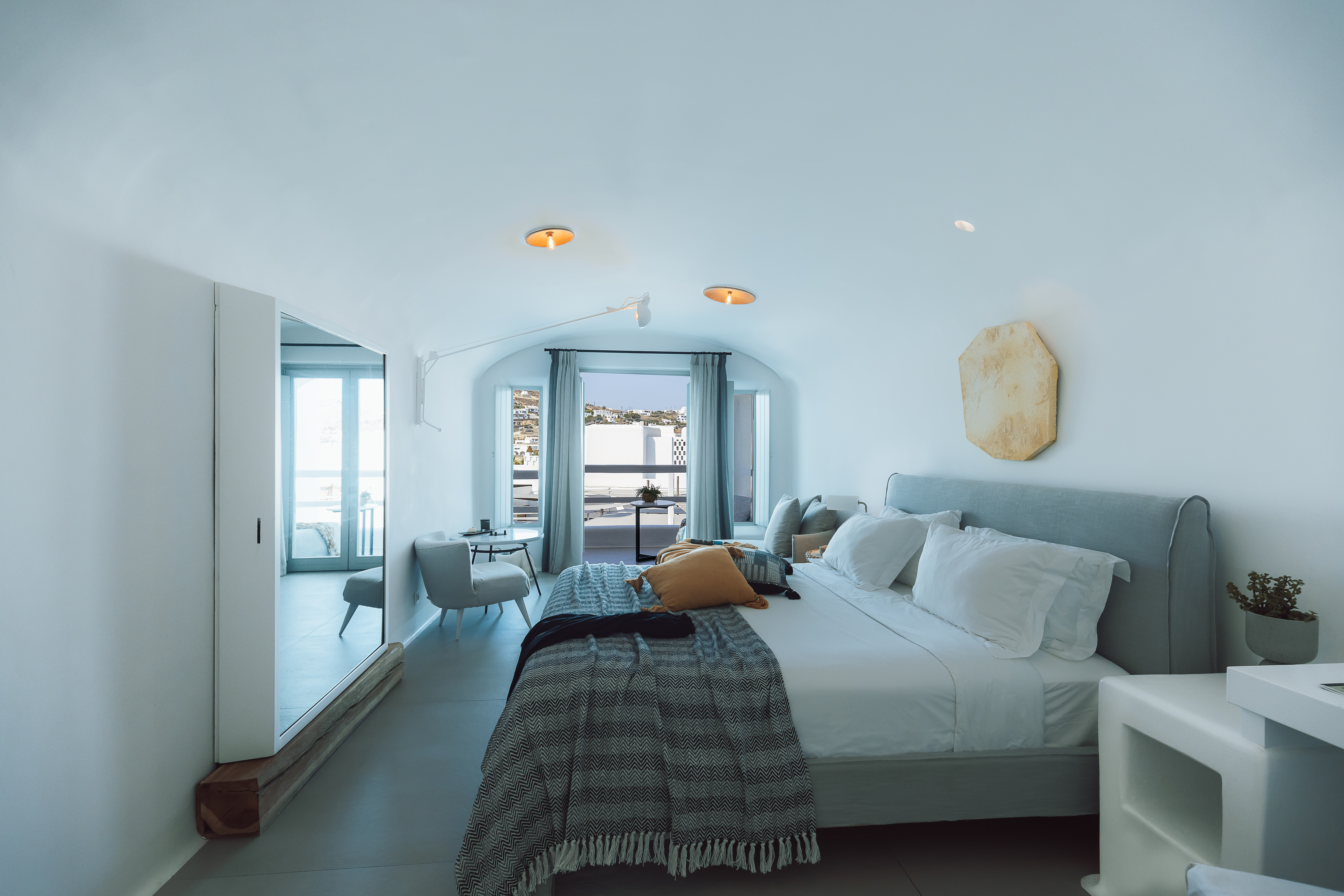 Room, Double Bed, Lateral Side Sea View