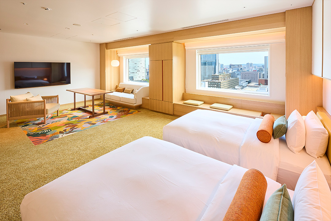Plaza, Style, Type A, Suite, Single, Twin Beds