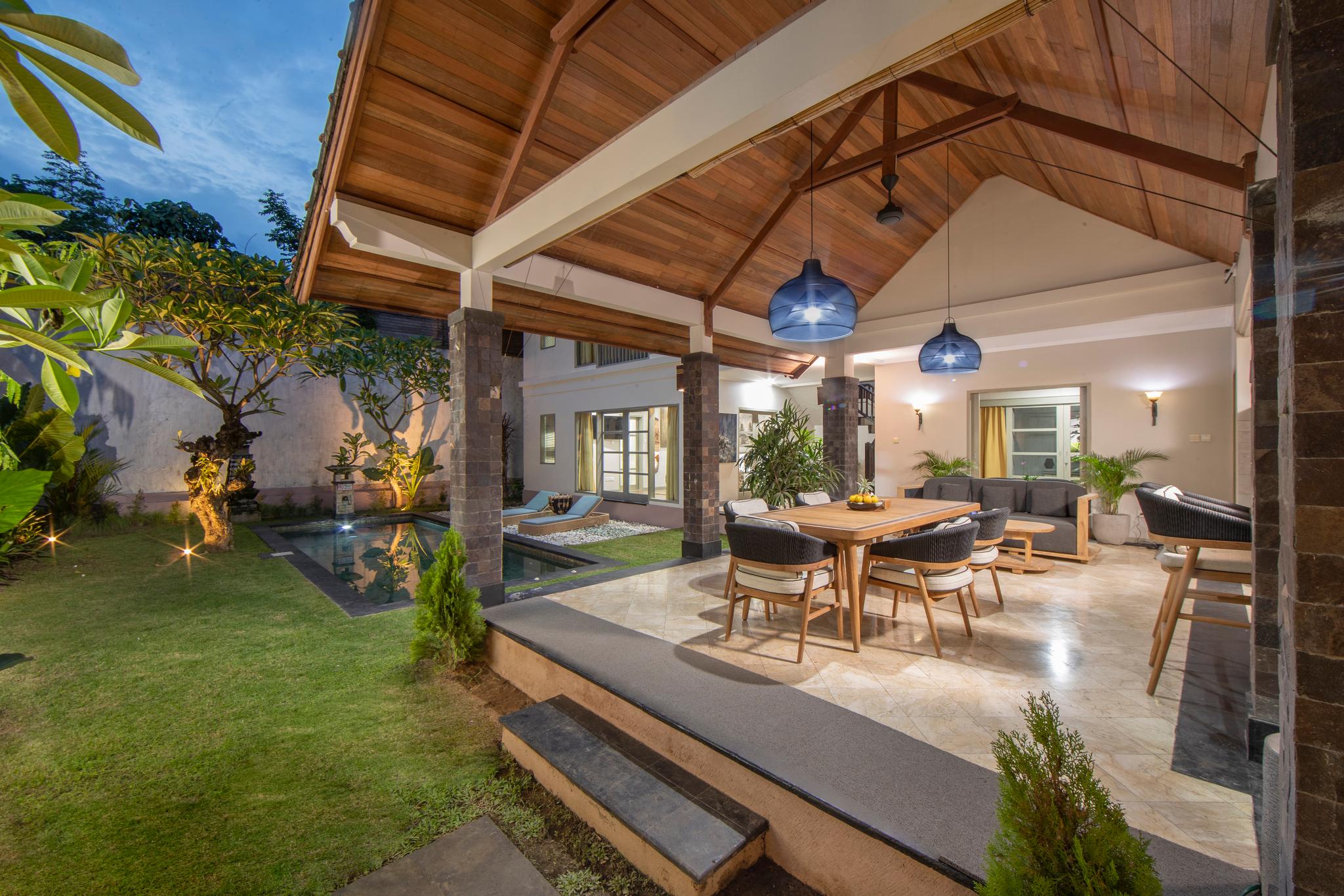 Lobby at THE DAMPATI VILLA, Denpasar