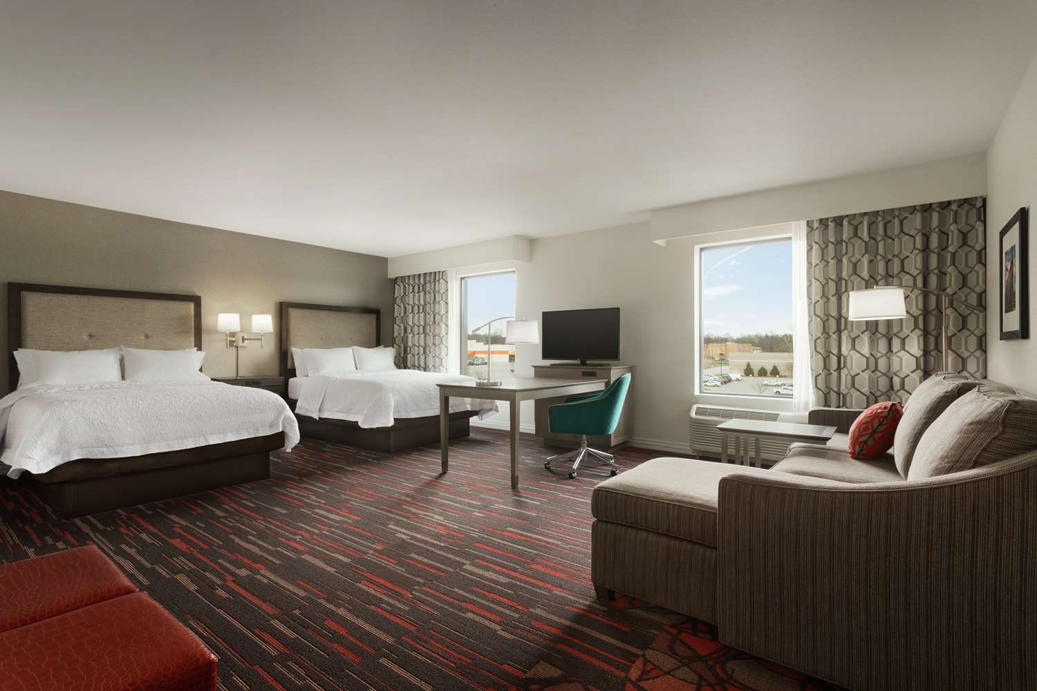 Studio, Suite, 2 Queen Beds
