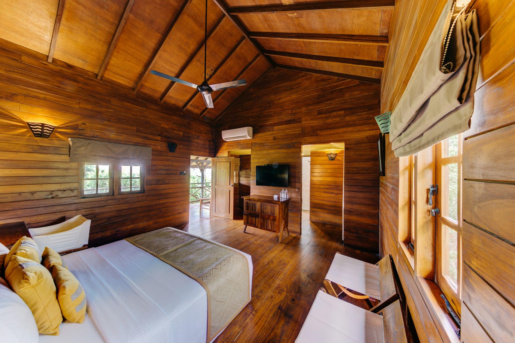 Beach, Chalet, Double Bed