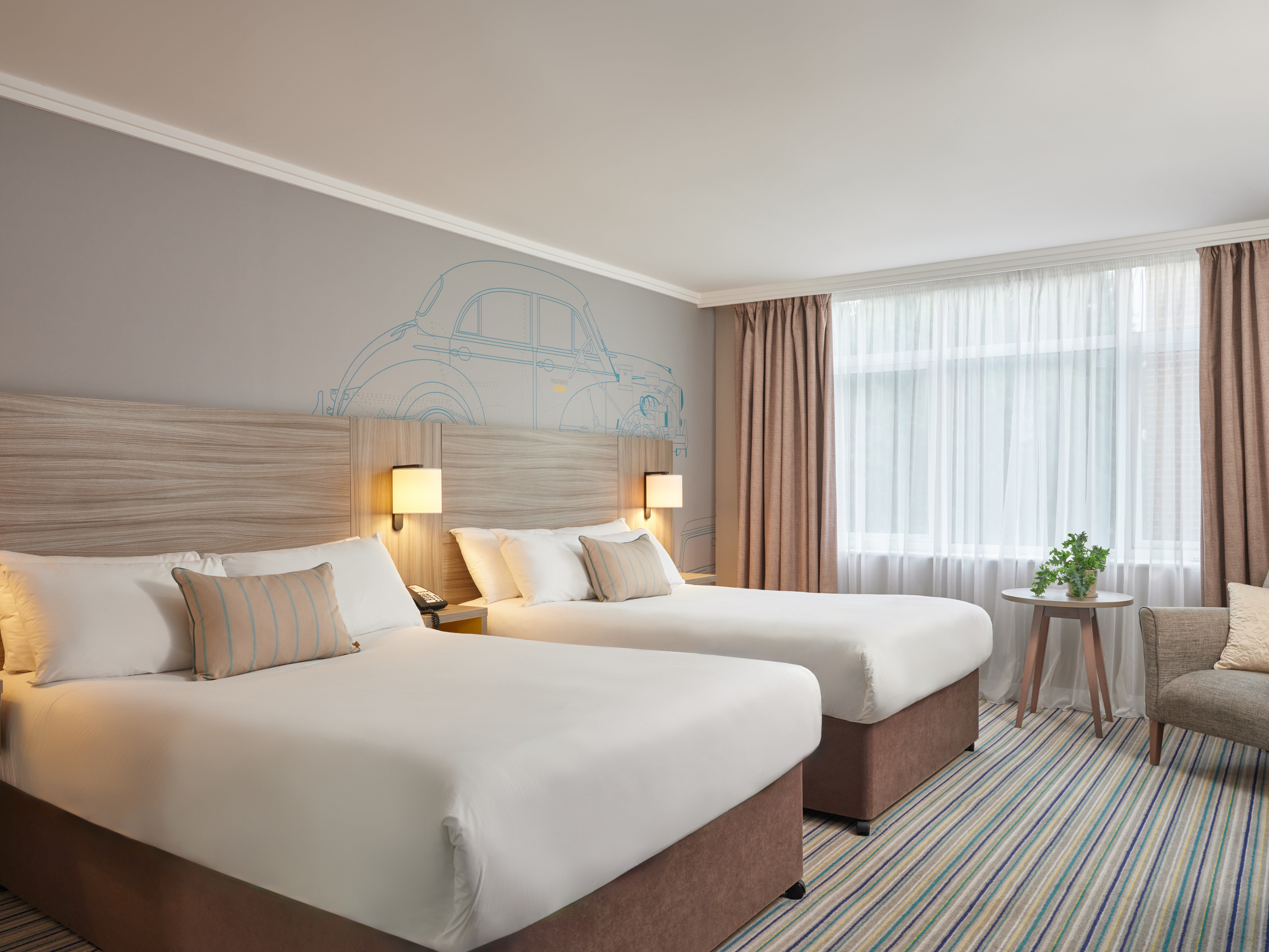 Superior, 1 Double and 1 Single Bed