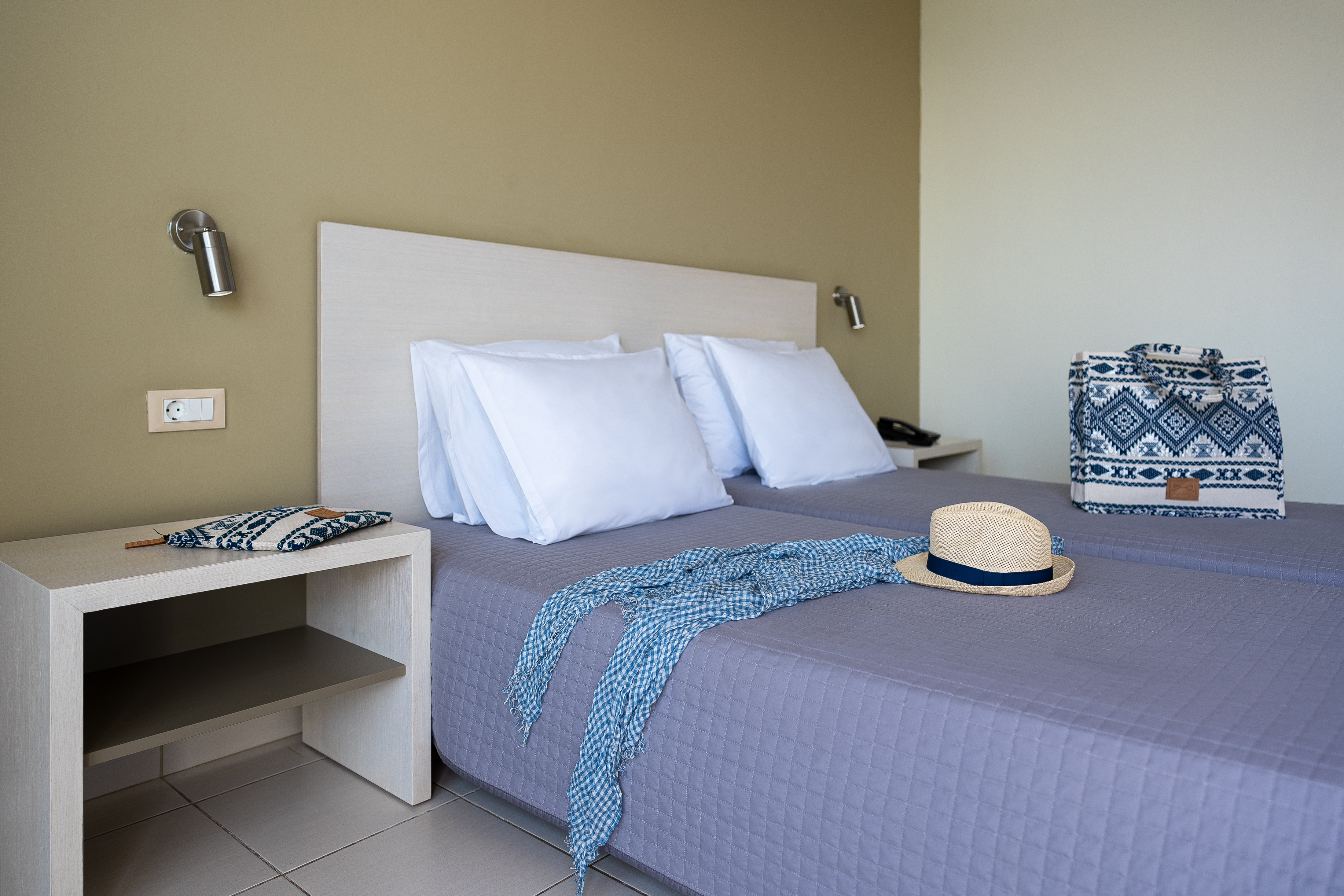 غرفة بسرير مزدوج أو سريرين منفصلين بإطلالة على الحديقة، Cathrin Hotel By Anayia All Inclusive Resorts 4/6