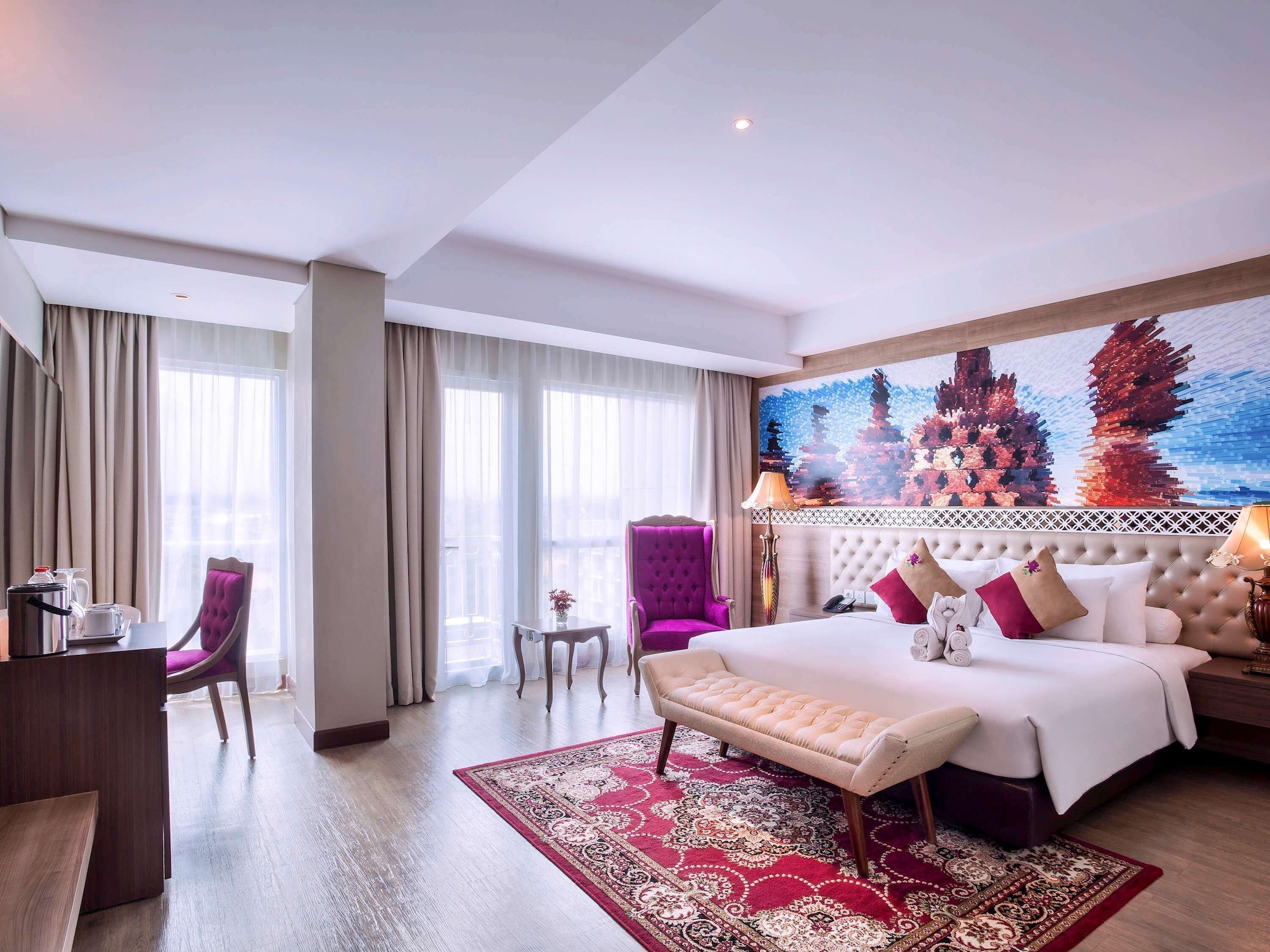 غرفة بريميوم ديلوكس بسرير كينج، Grand Mercure Yogyakarta Adi Sucipto 4/6