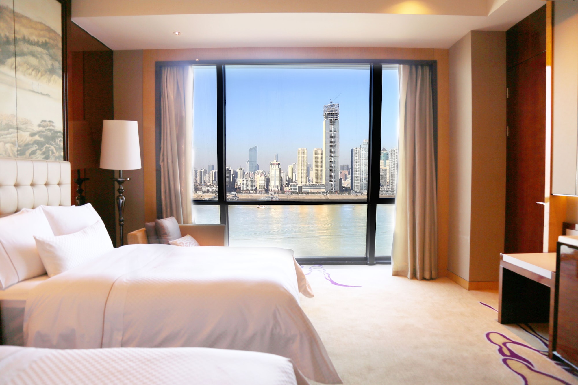 Guest Room, Twin Beds, River View, Executive Lounge Access
