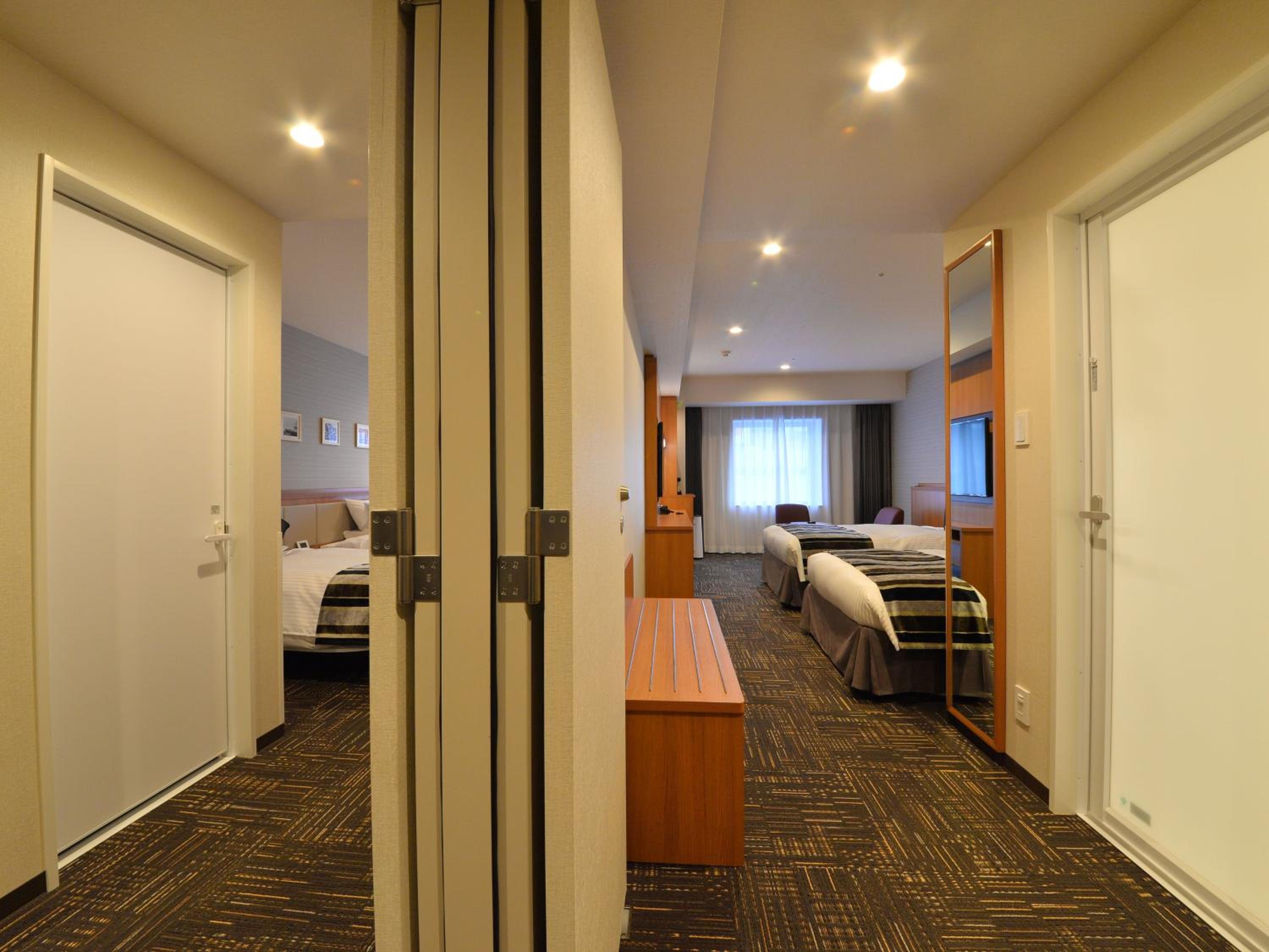 غرفة متصلة بريميوم بسرير فردي، Hakodate Kokusai Hotel 2/4