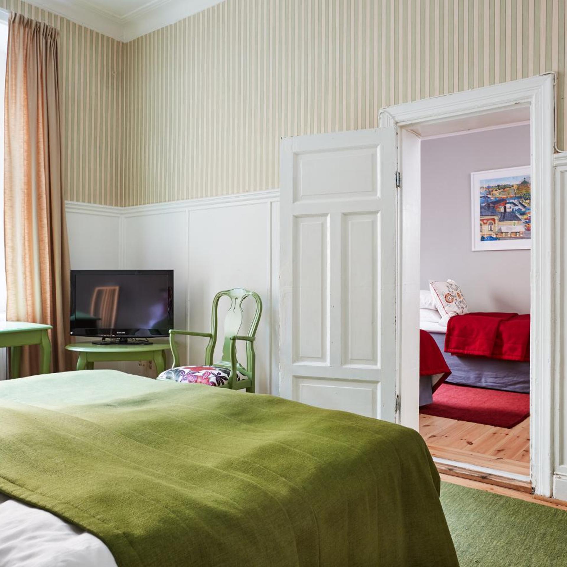 غرفة رباعية بحمام خاص، Hotel Hornsgatan 4/8