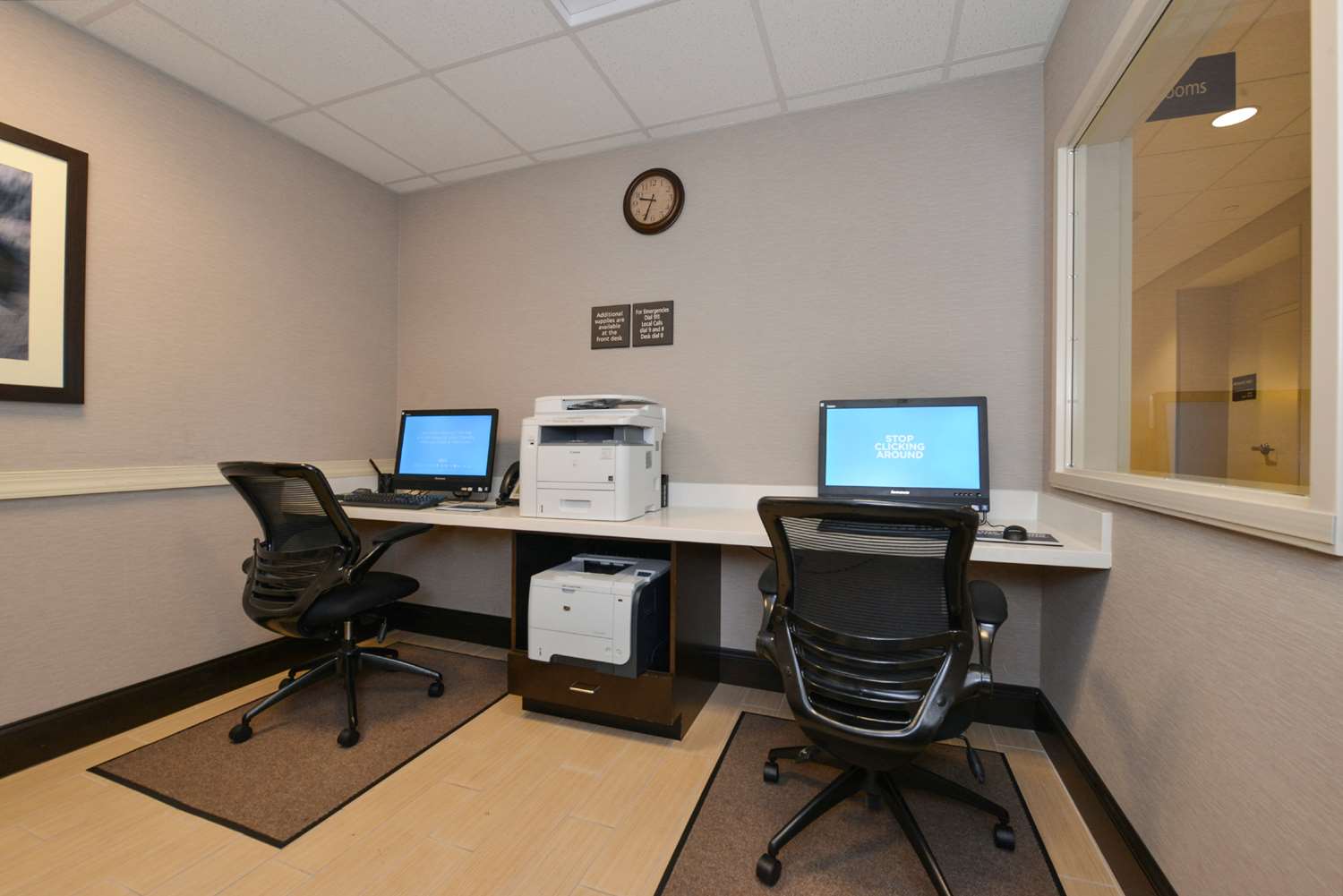 work area
