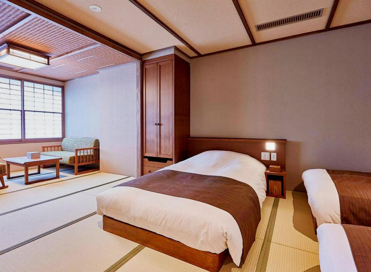 Japanese, Triple, 3 Beds, Hot Spring Bath