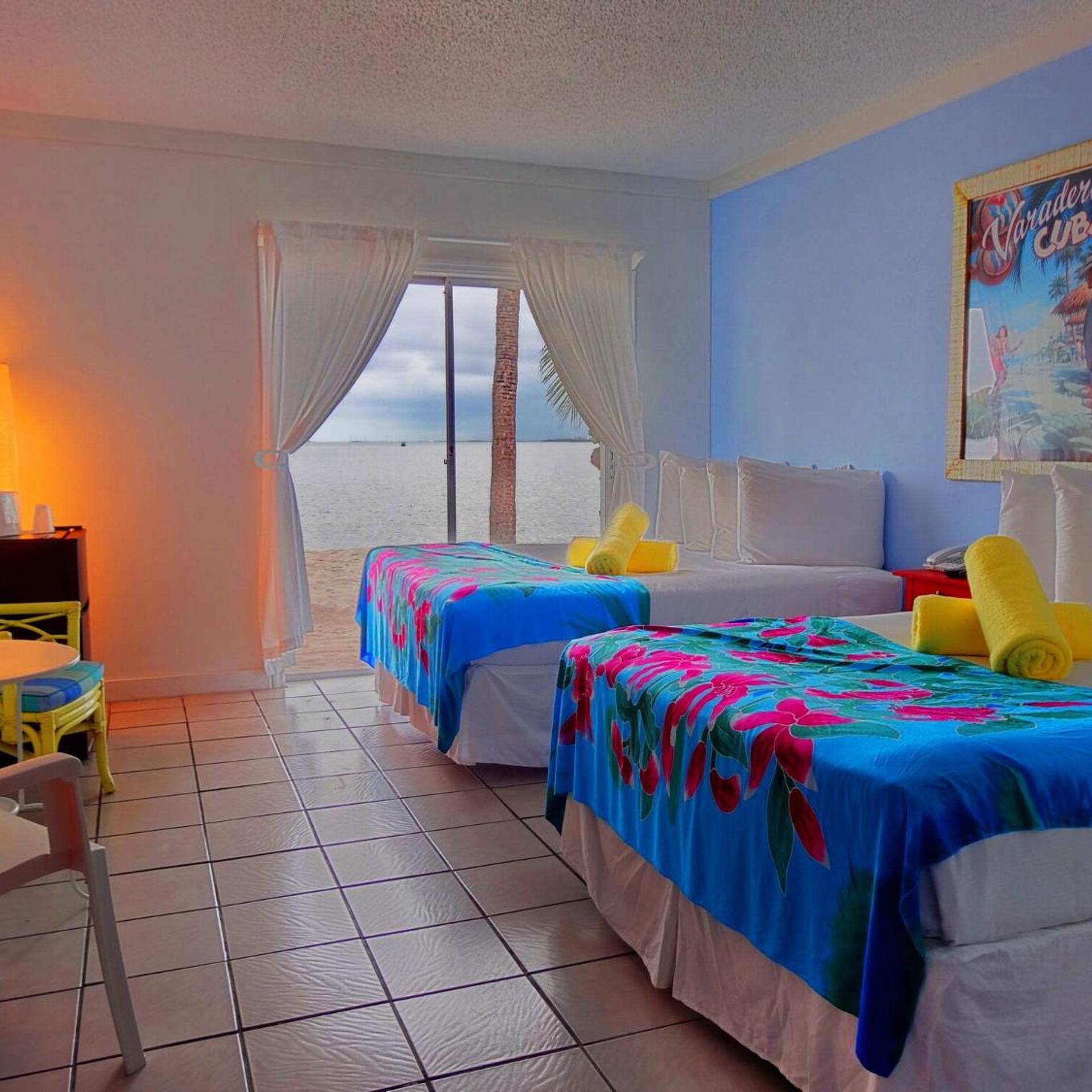 Room, 2 Double Beds, Beach Front