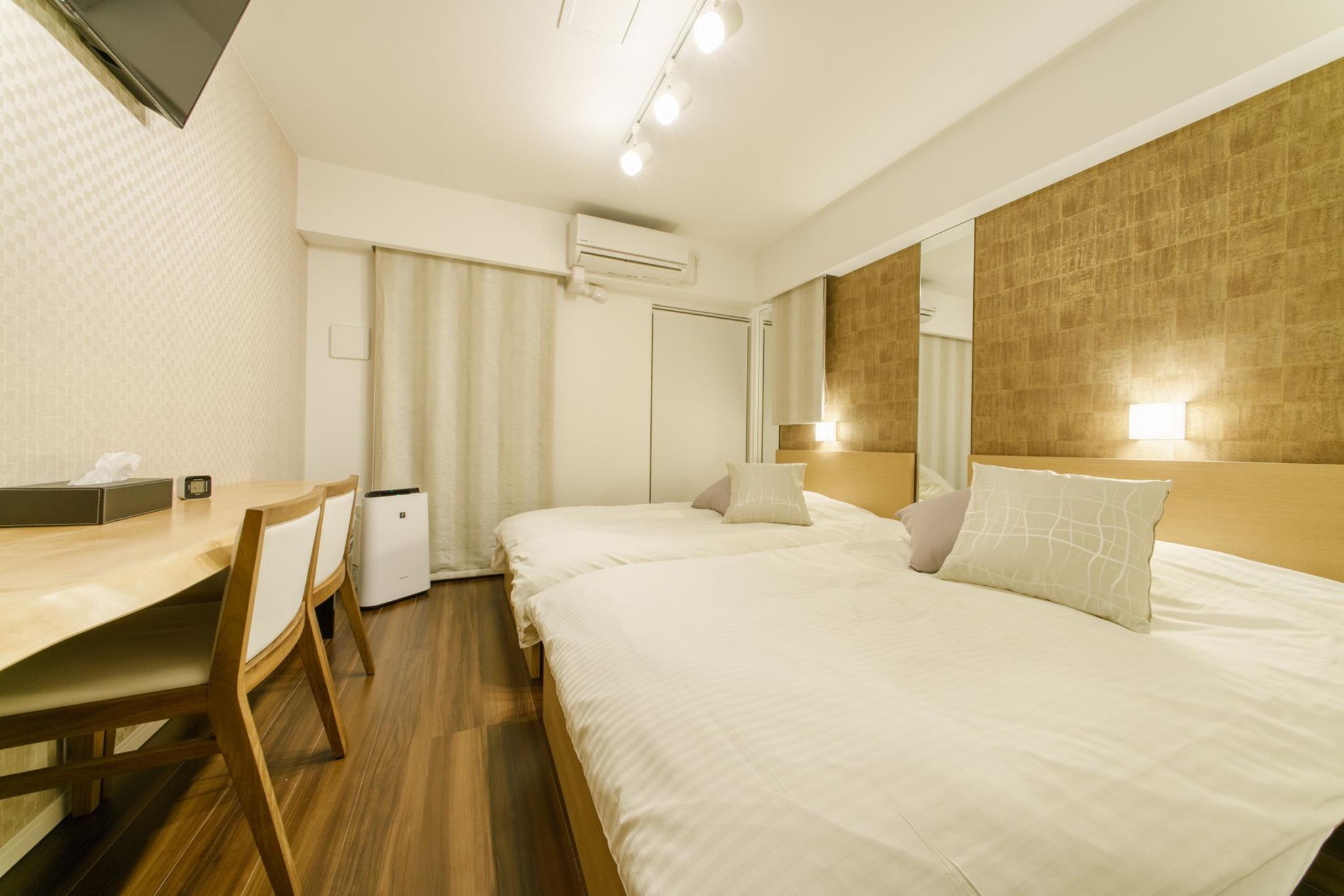 Semi Room, Standard, 2 Semi Double Beds، Hotel Axas Nihonbashi 2/2